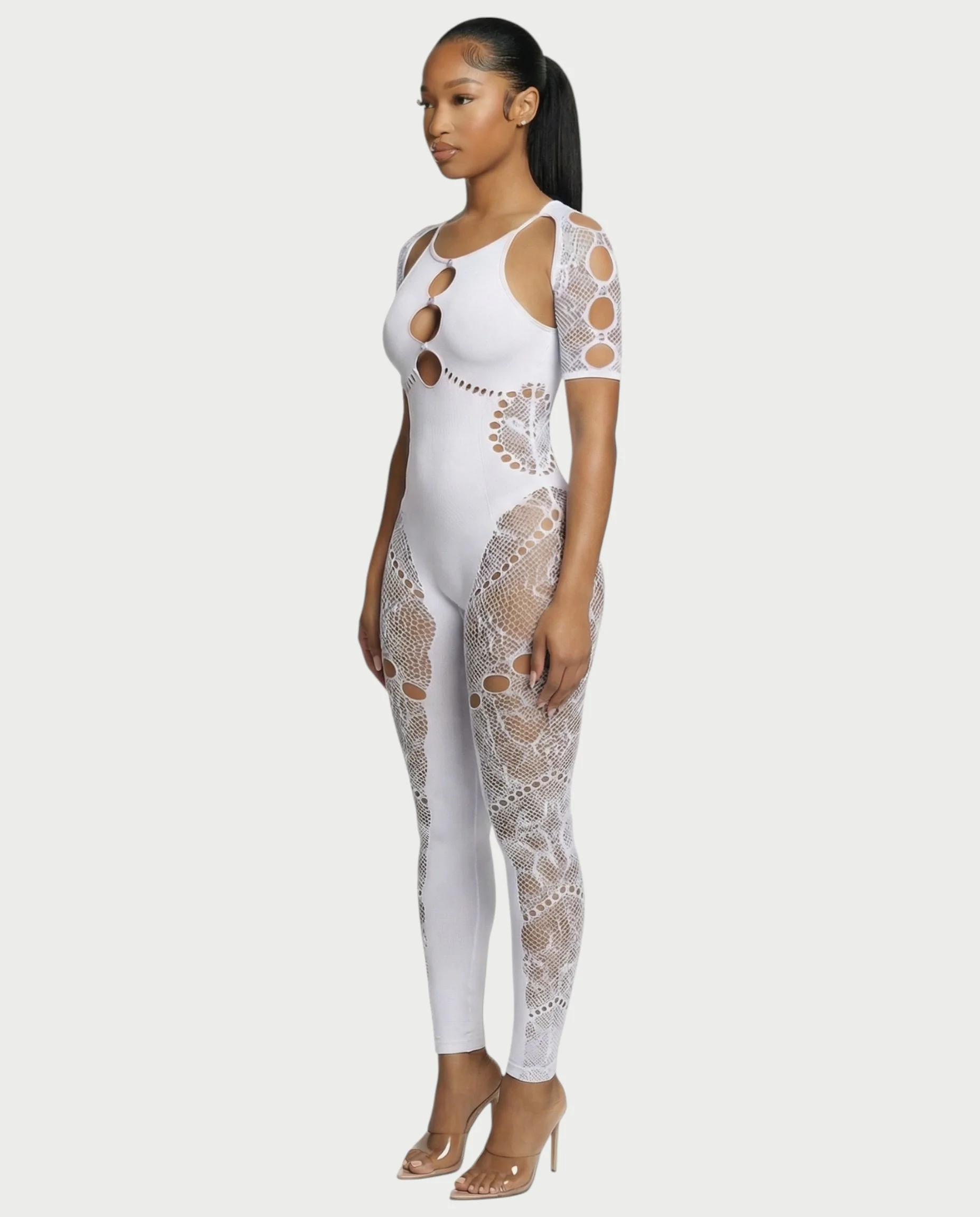 ELISE Cutout Rhinestone Jumpsuit - Image 13