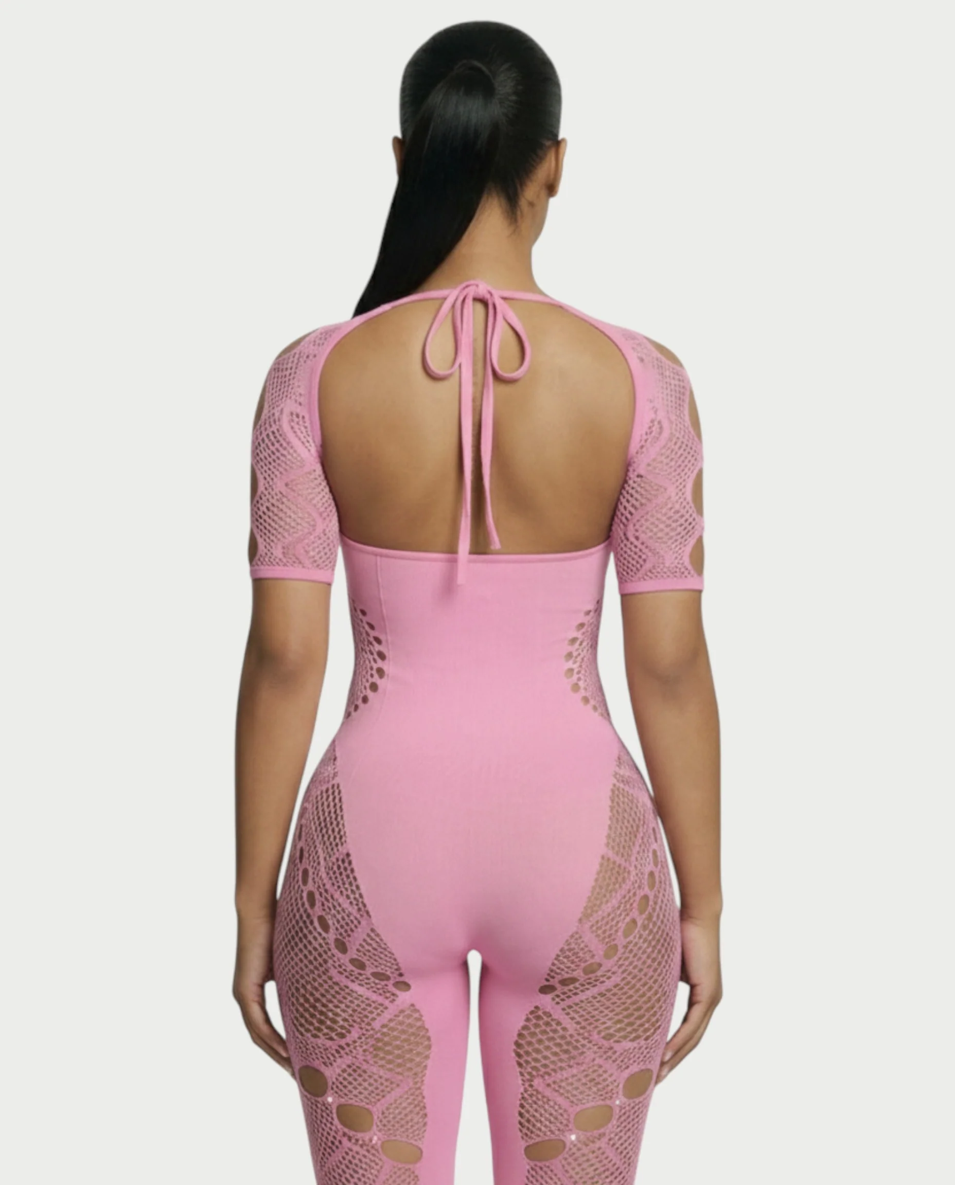 ELISE Cutout Rhinestone Jumpsuit - Image 5