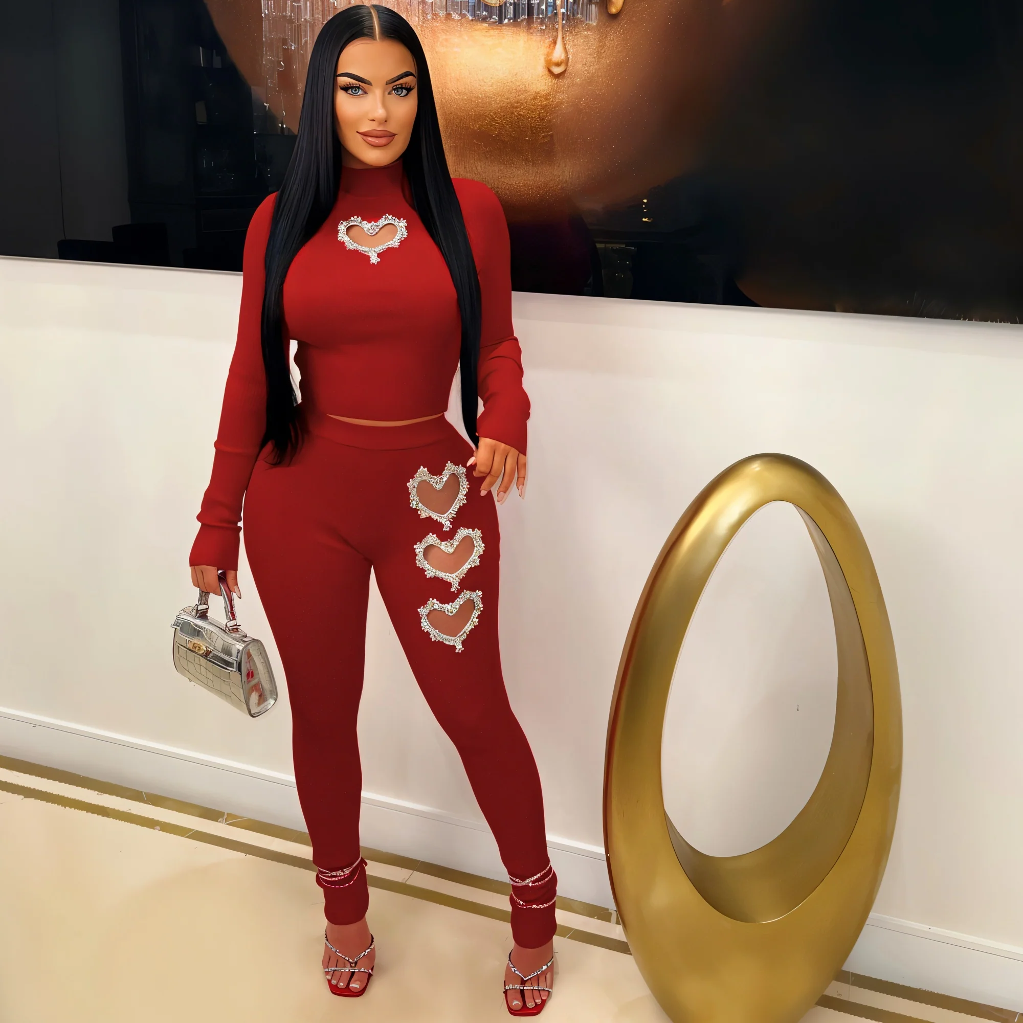 ESME Embelished Heart Cutout Set - Image 10