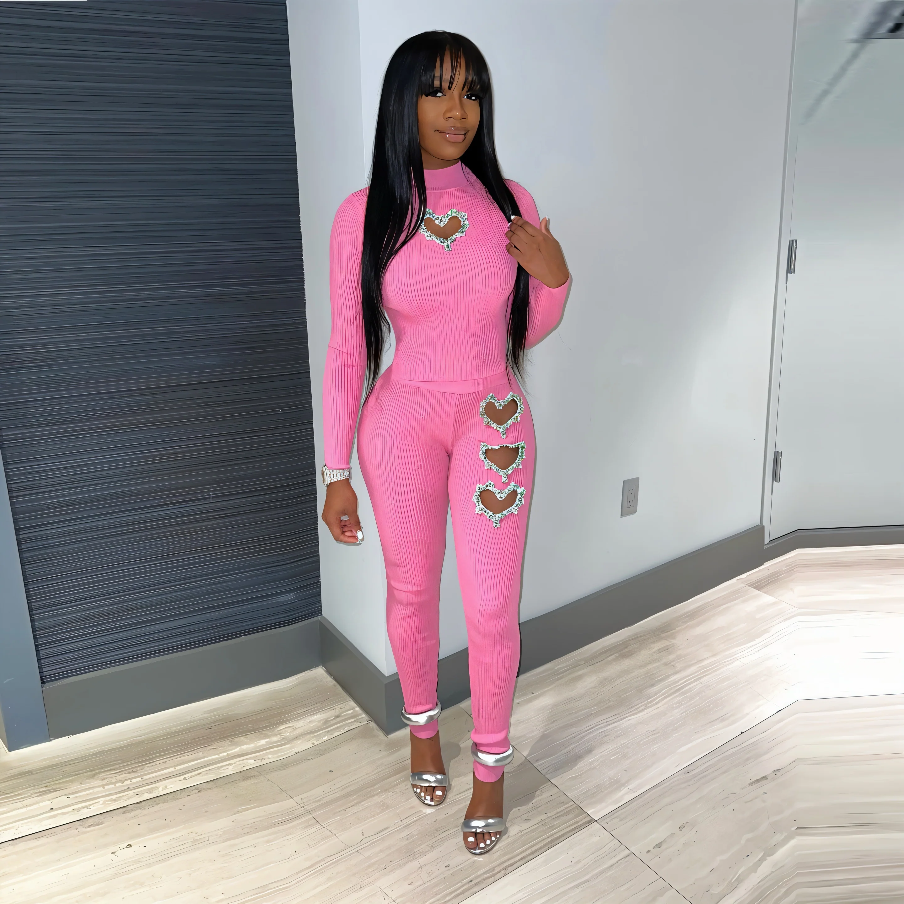ESME Embelished Heart Cutout Set - Image 12