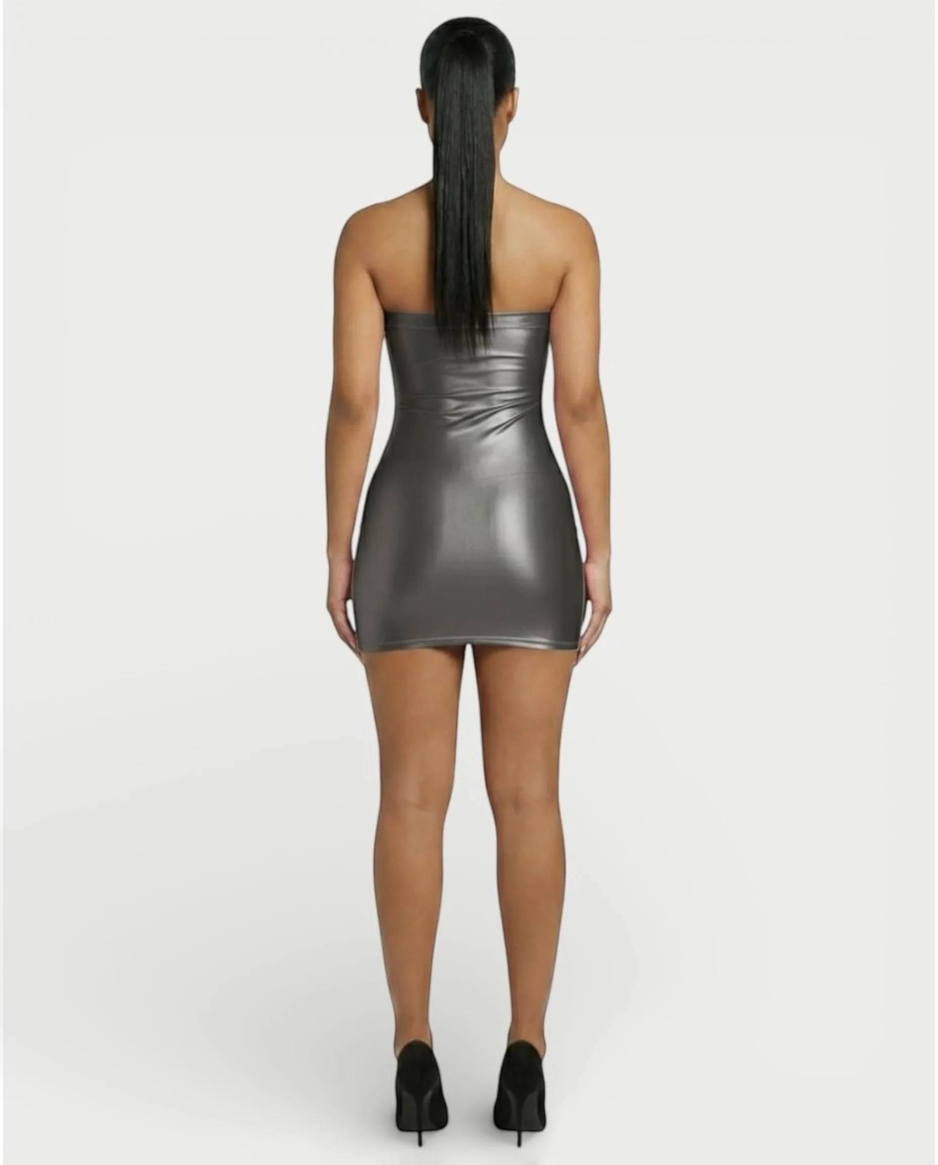 EVELORE Satin Tube Bodycon Mini Dress - Image 14
