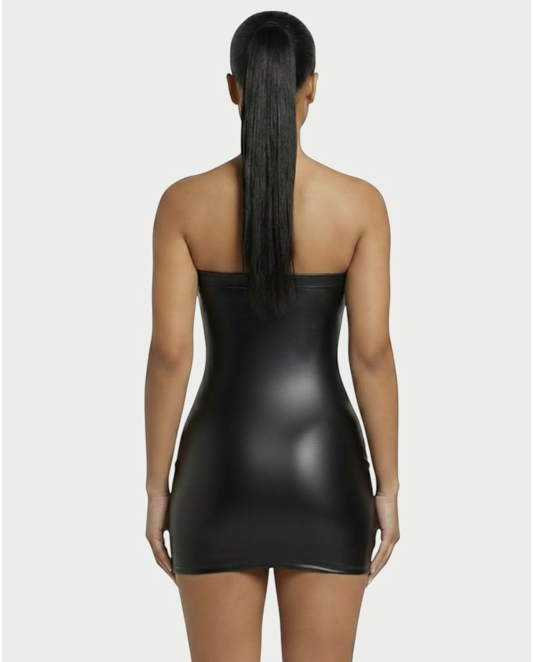 EVELORE Satin Tube Bodycon Mini Dress - Image 20