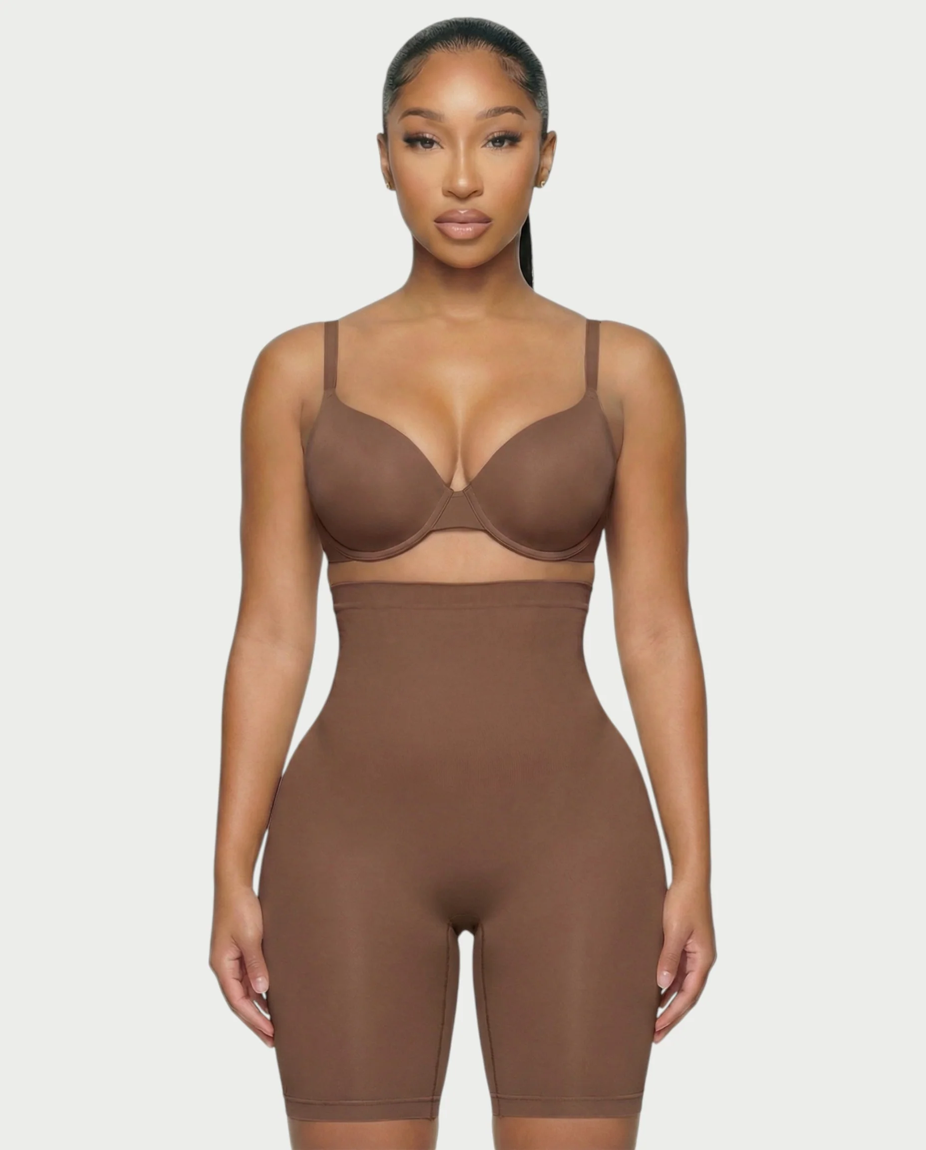 EVYNE High-Waisted Compression Seamless Shapewear Shorts - Image 6