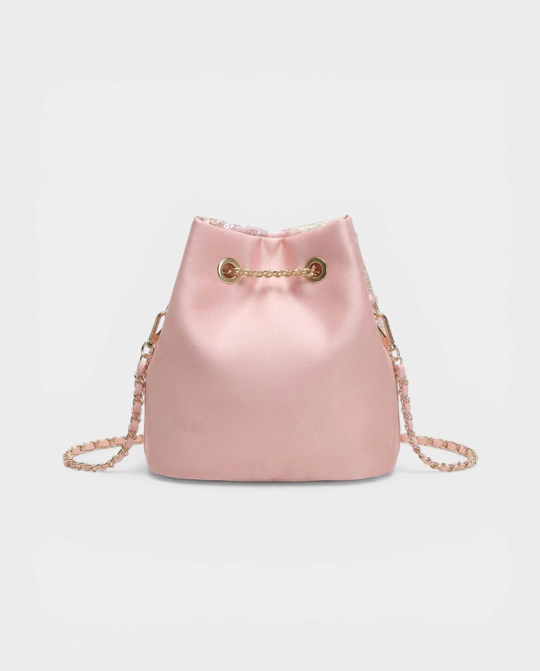 FALINA Embroidered Floral & Sequin Bucket Bag - Image 2