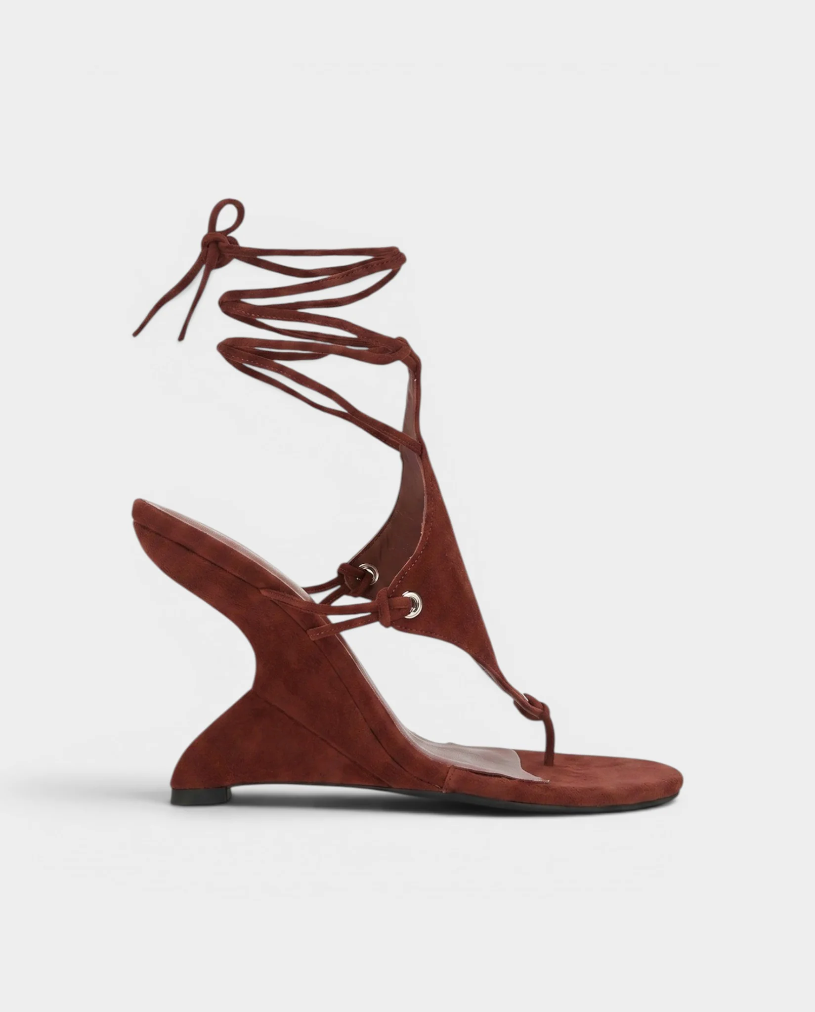 FELICE Lace-Up High-Heeled Wedge Sandals - Image 20