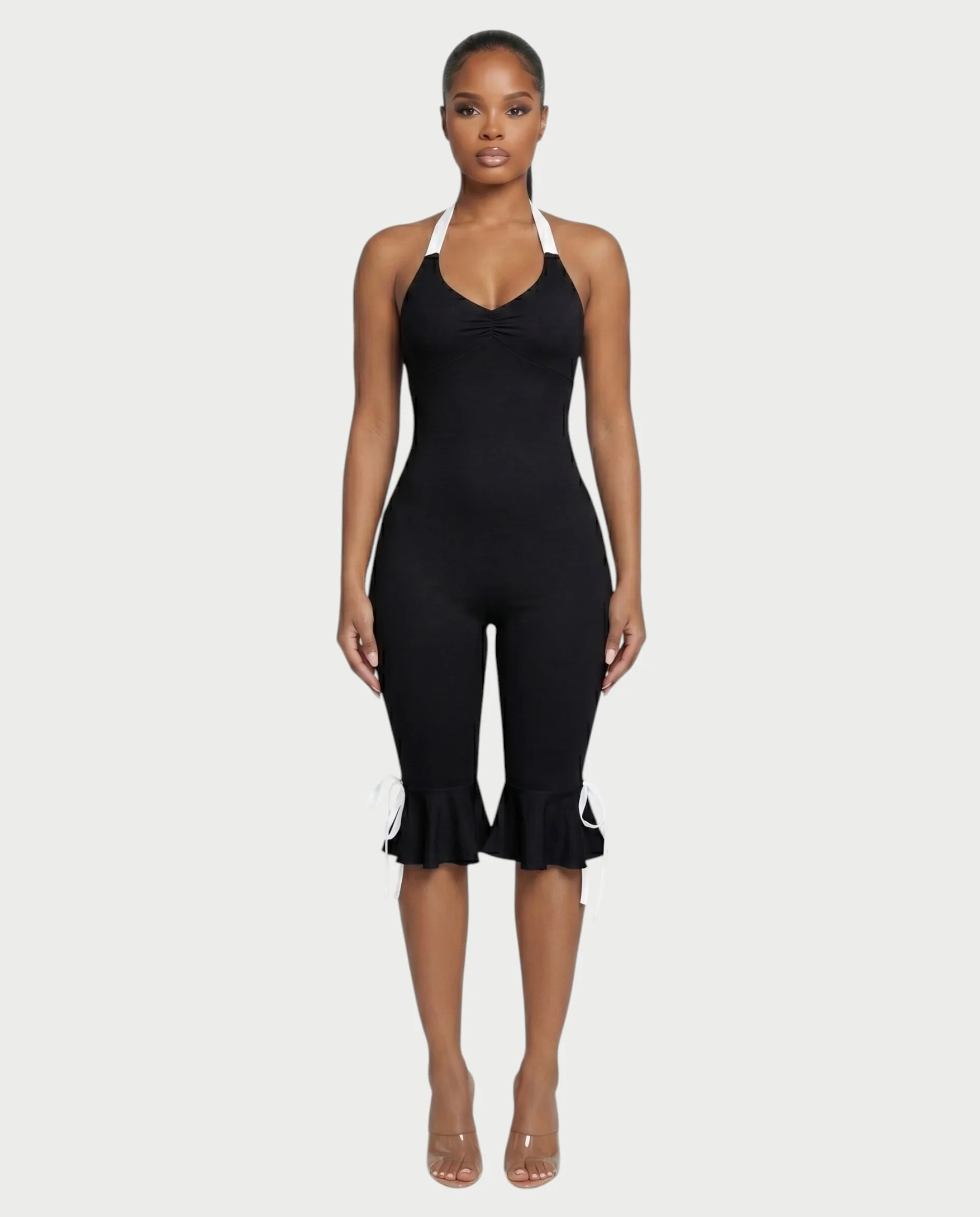 FELLY Open-Back Capri Jumpsuit - Image 11