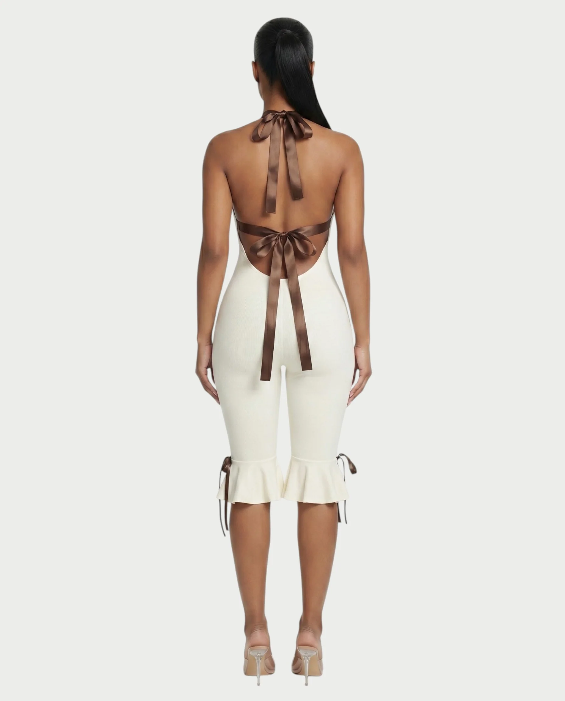 FELLY Open-Back Capri Jumpsuit - Image 2