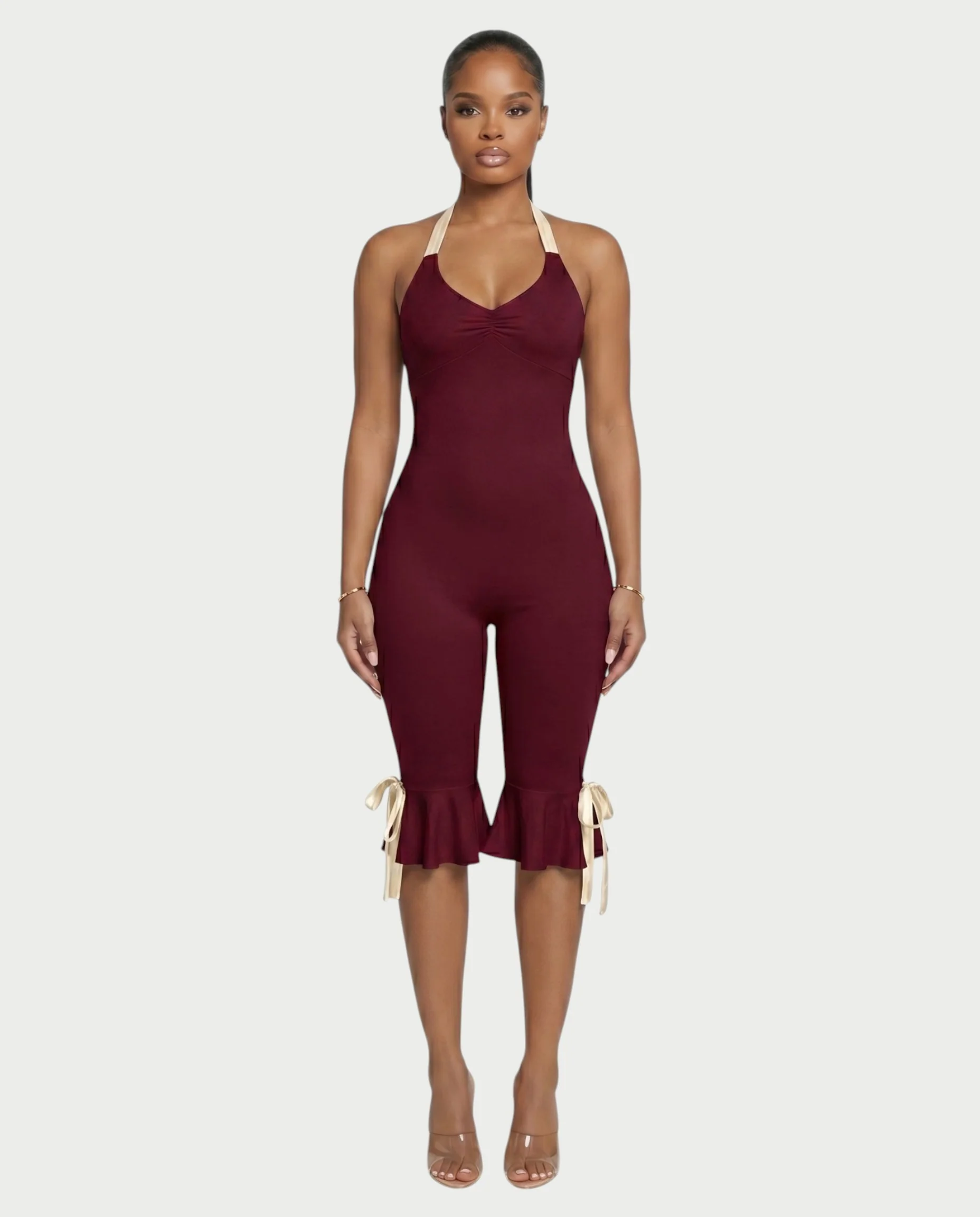 FELLY Open-Back Capri Jumpsuit - Image 6