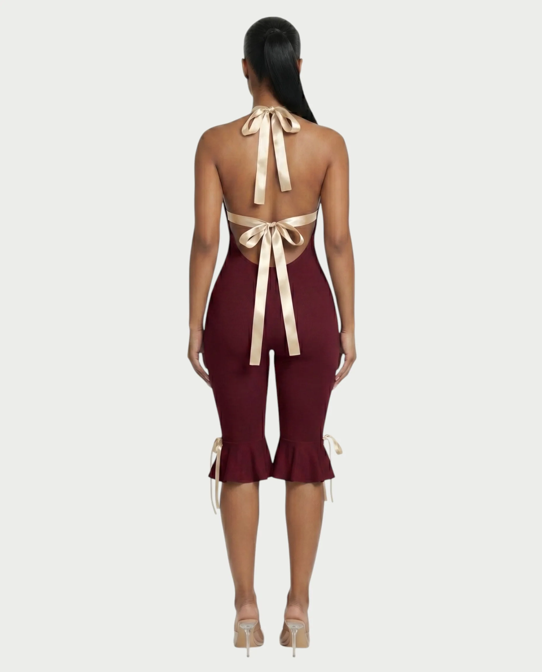 FELLY Open-Back Capri Jumpsuit - Image 7