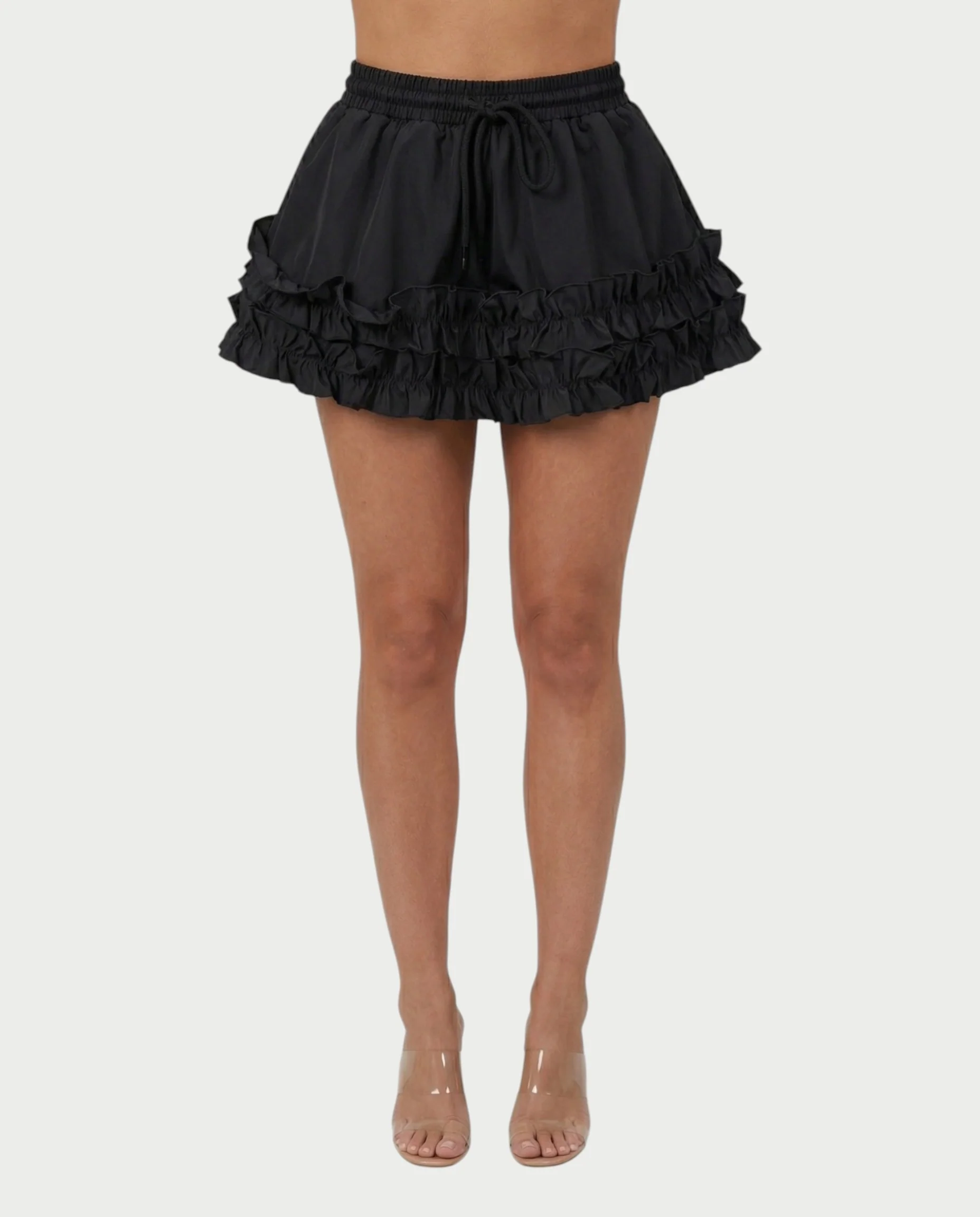 FINA Ruffle-Trim Hooded Jacket & Mini Skort Set - Image 4