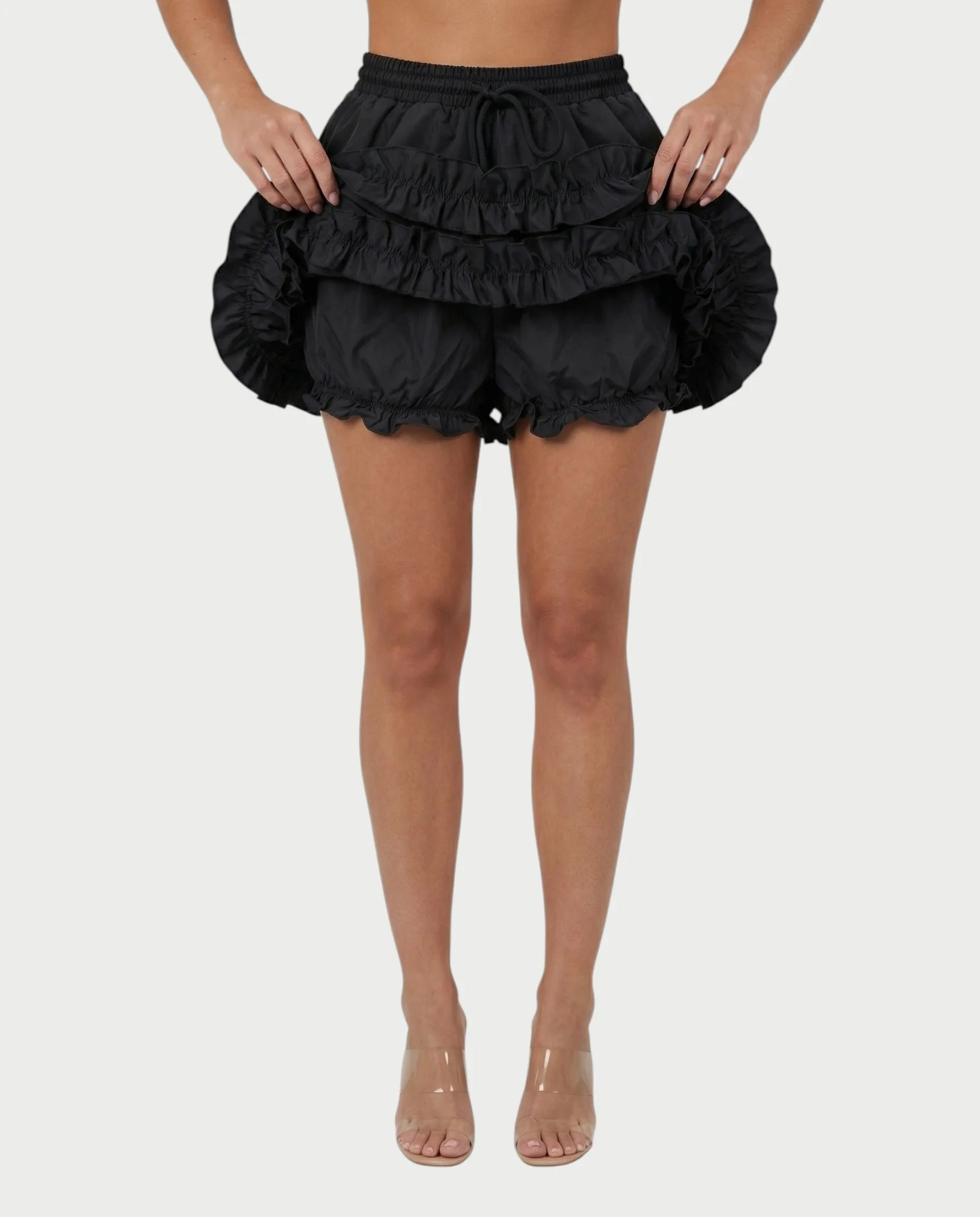 FINA Ruffle-Trim Hooded Jacket & Mini Skort Set - Image 5