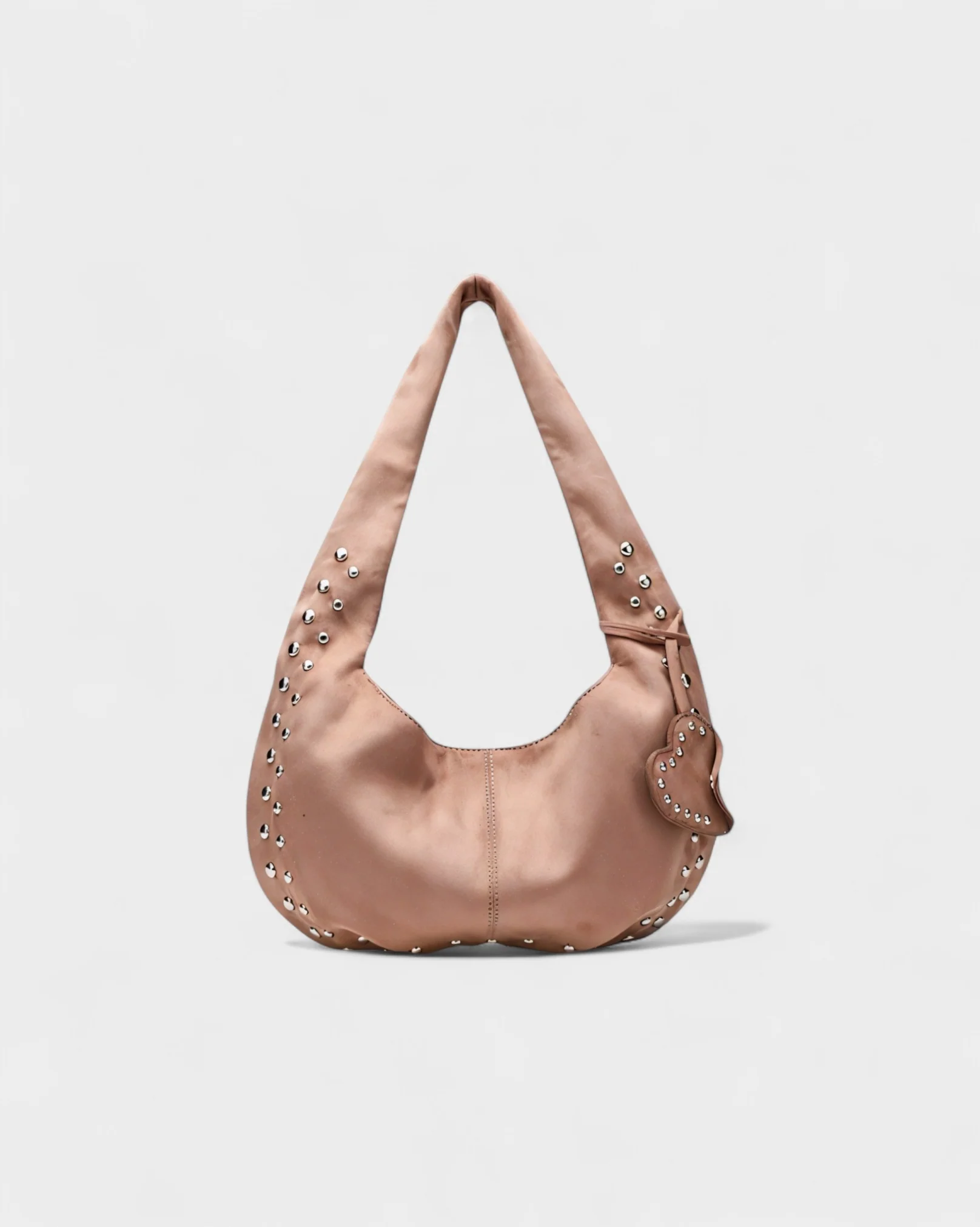 GELLA Heart Charm Studded Shoulder Bag - Image 6