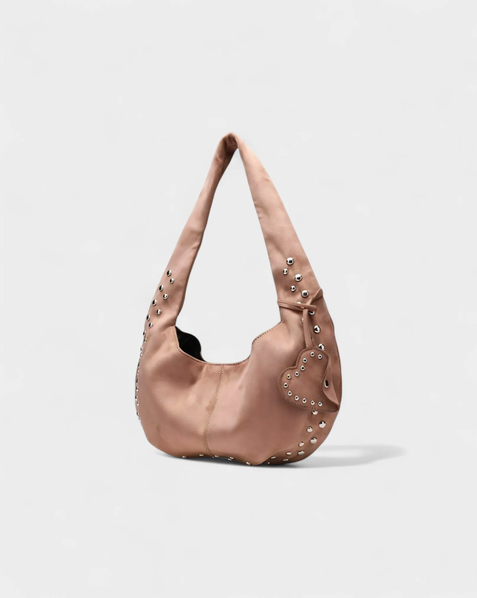 GELLA Heart Charm Studded Shoulder Bag - Image 7