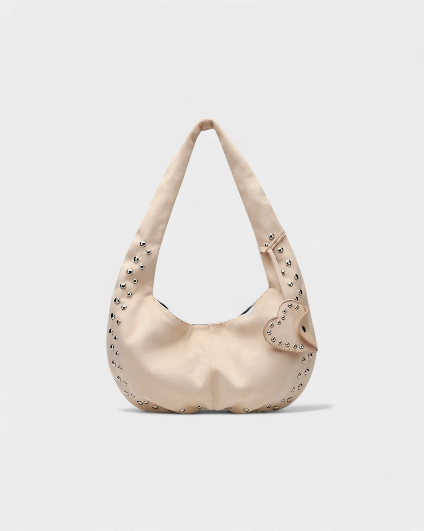 GELLA Heart Charm Studded Shoulder Bag - Image 9