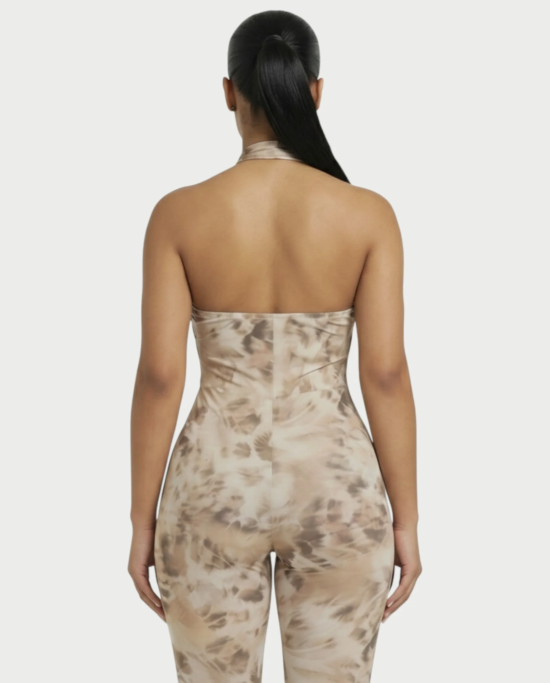 GIANA Crisscross Halter Jumpsuit - Image 5