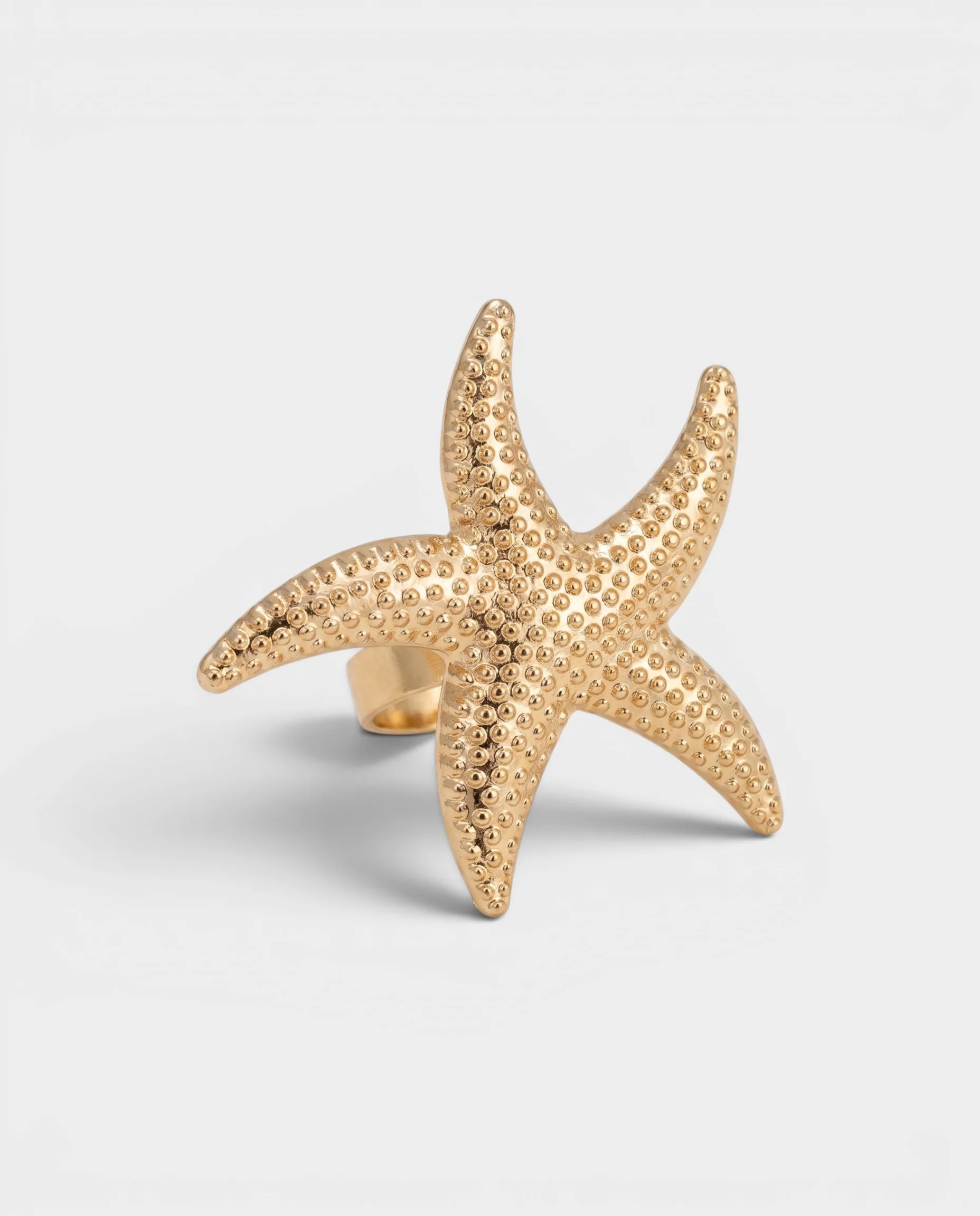 Gold Plated Starfish Ring - Image 3
