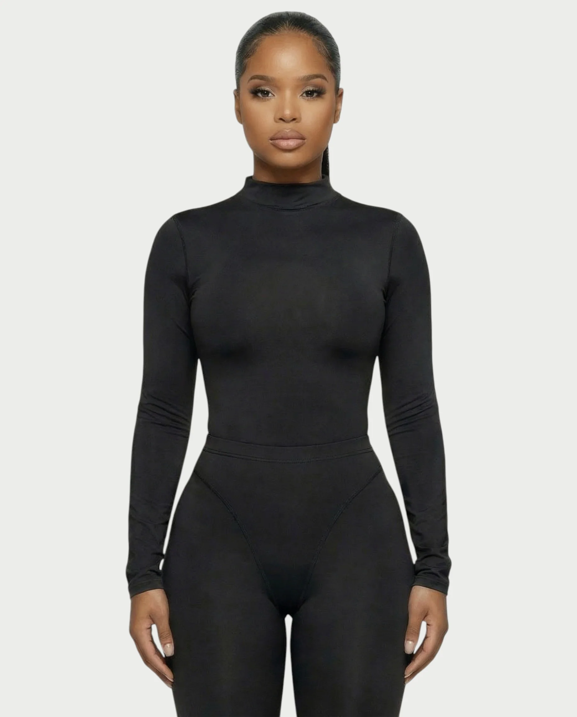 HAINA Long-Sleeve Bodysuit & High-Waist Leggings Set - Image 7