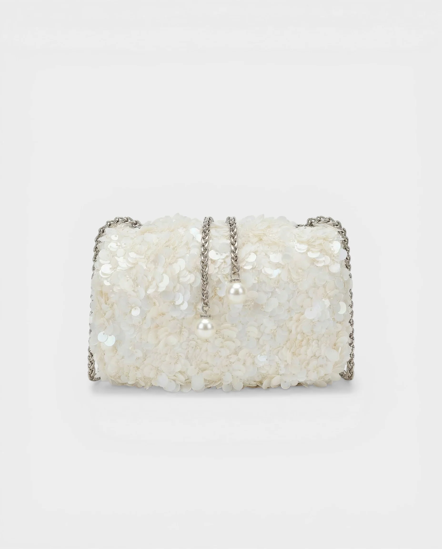 HELYN Pearl Chain Sequin Bucket Bag - Image 4