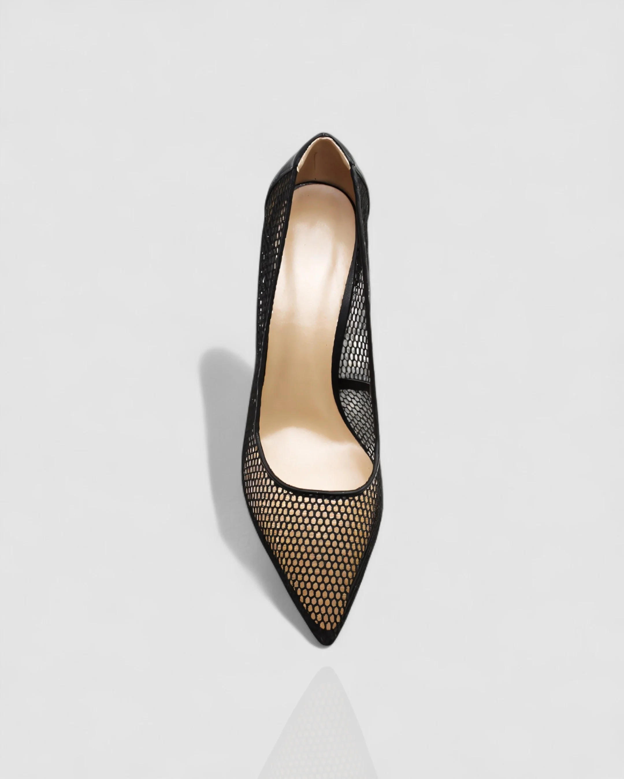 HIYARA Mesh Net Stiletto Heels - Image 4