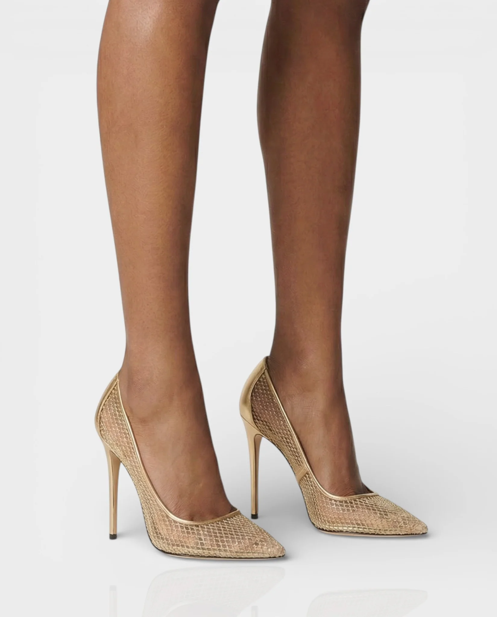HIYARA Mesh Net Stiletto Heels - Image 6