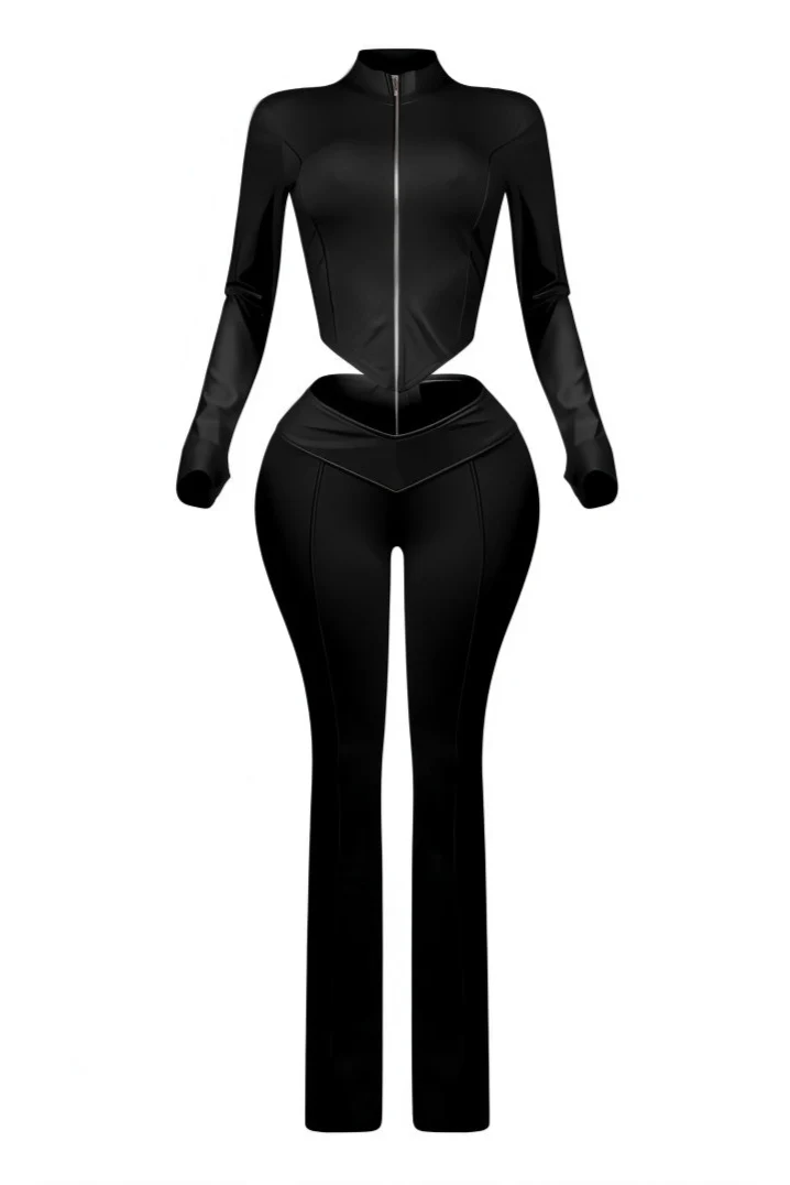 JAMIE Zip-pp Top & Pants Set - Image 7