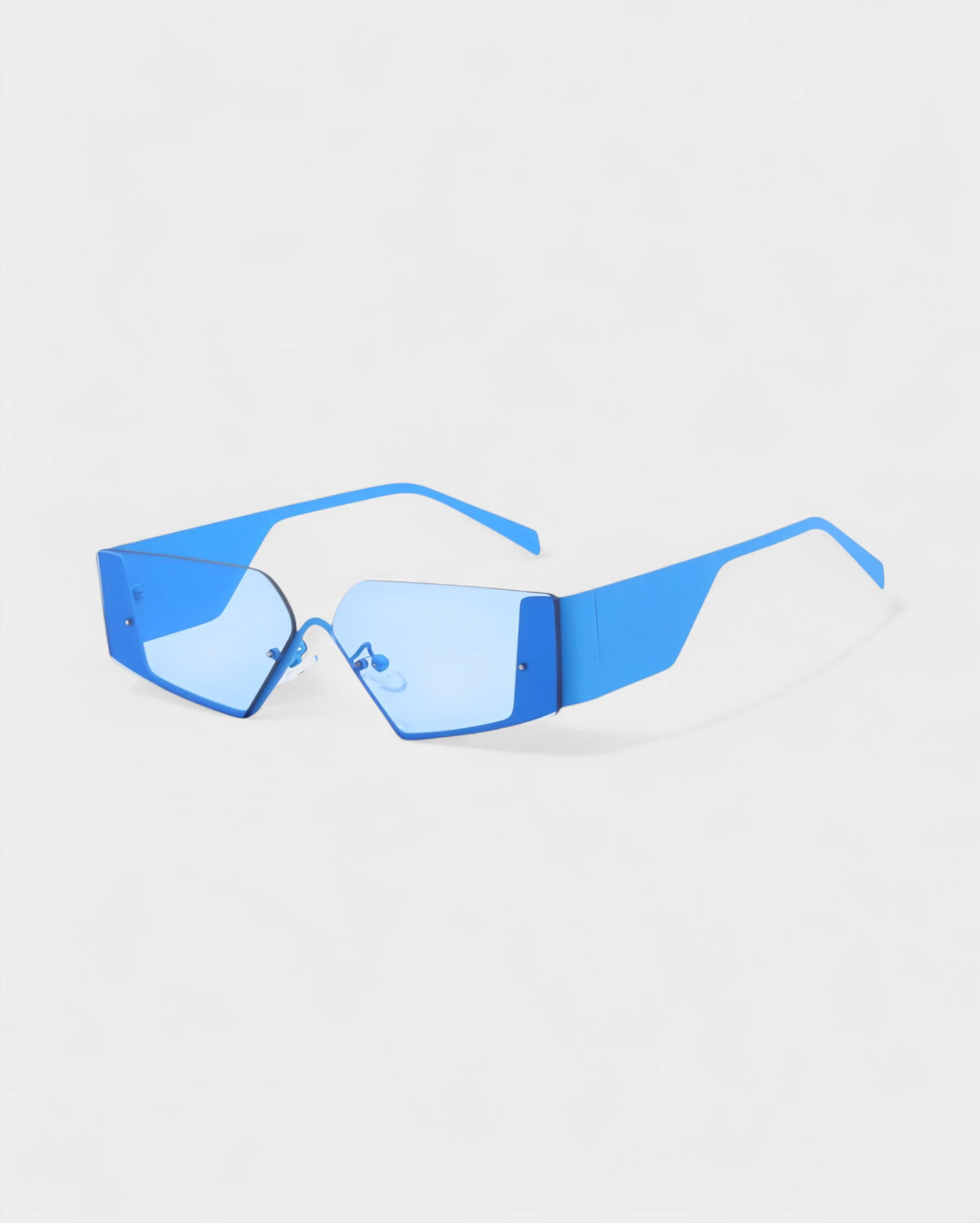 JANNA Y2K Style Asymmetrical Rectangle Sunglasses - Image 7
