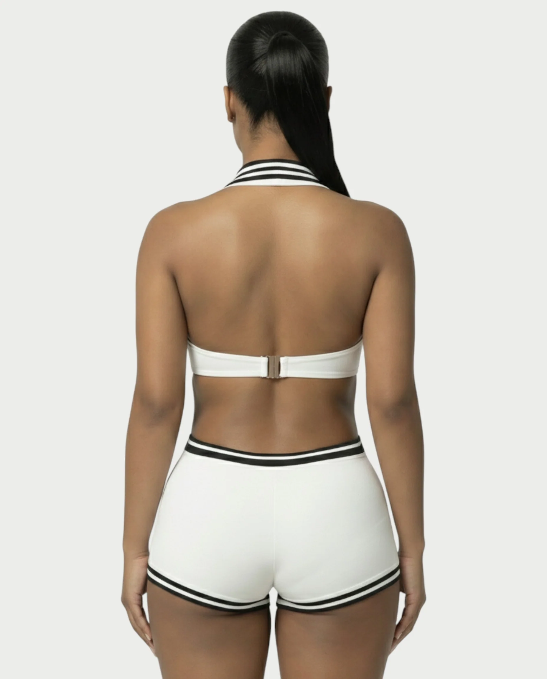 JEYNE Backless Halter Sleeveless Romper - Image 25