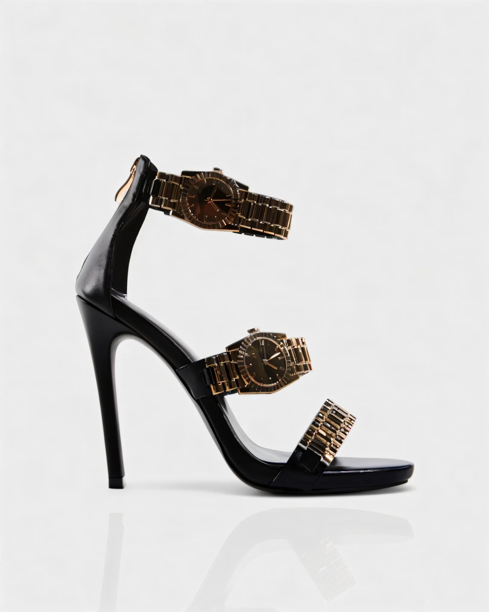 JILLY Watchband Strap Stiletto High Heels - Image 5