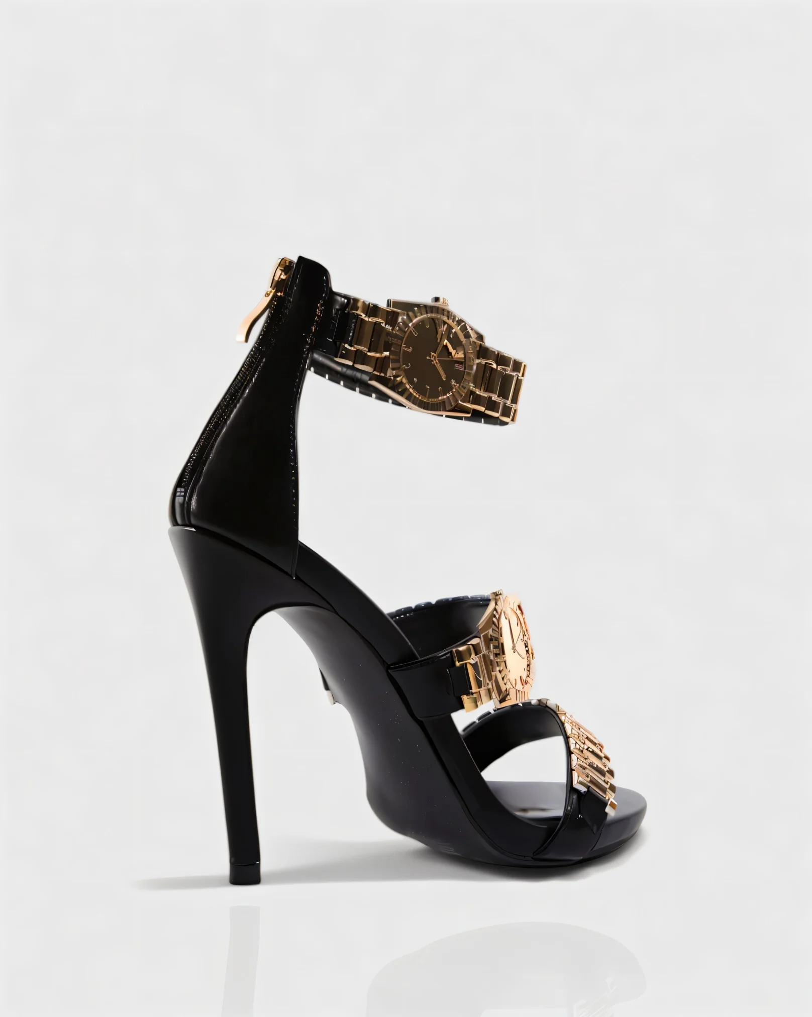 JILLY Watchband Strap Stiletto High Heels - Image 6
