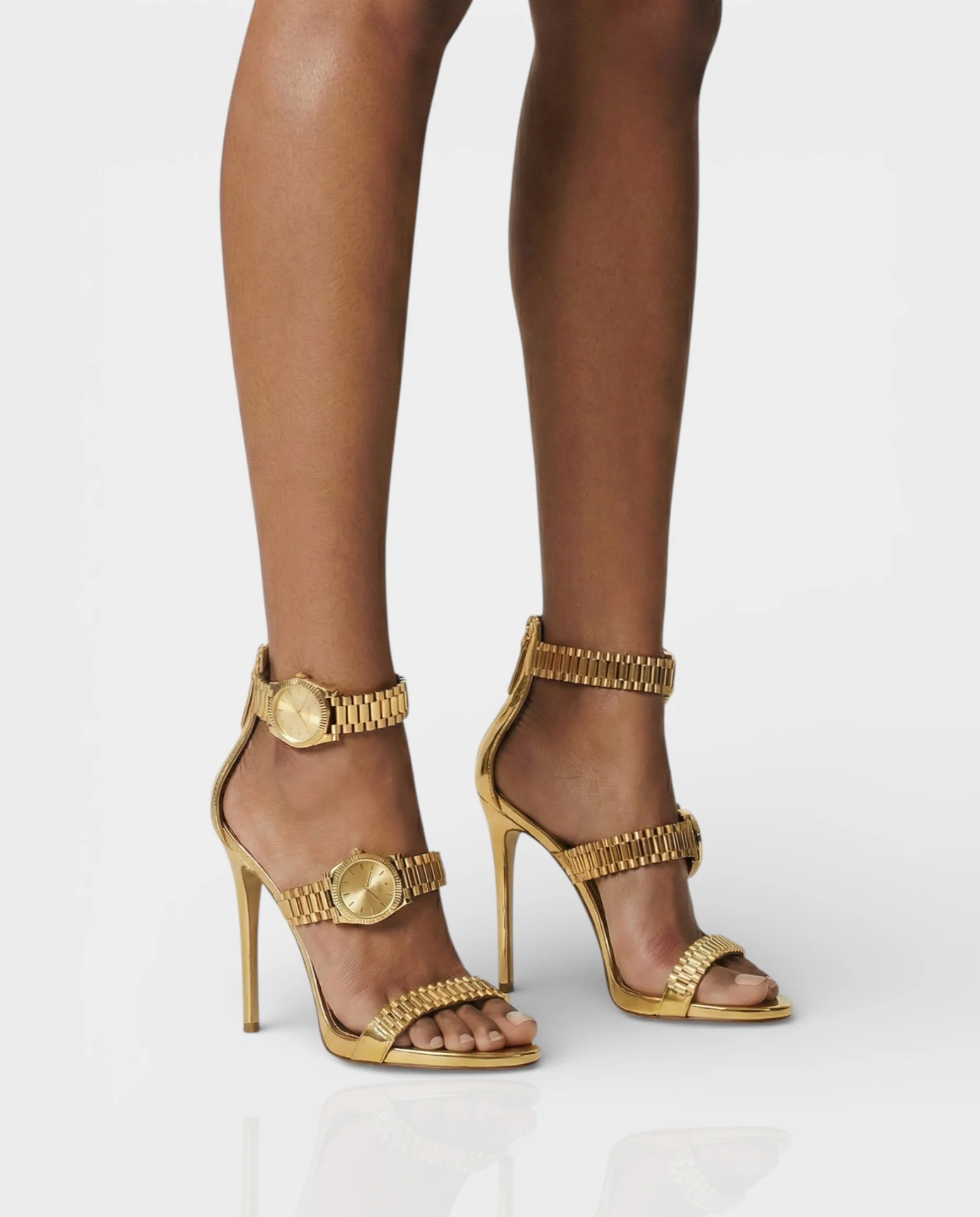 JILLY Watchband Strap Stiletto High Heels - Image 8