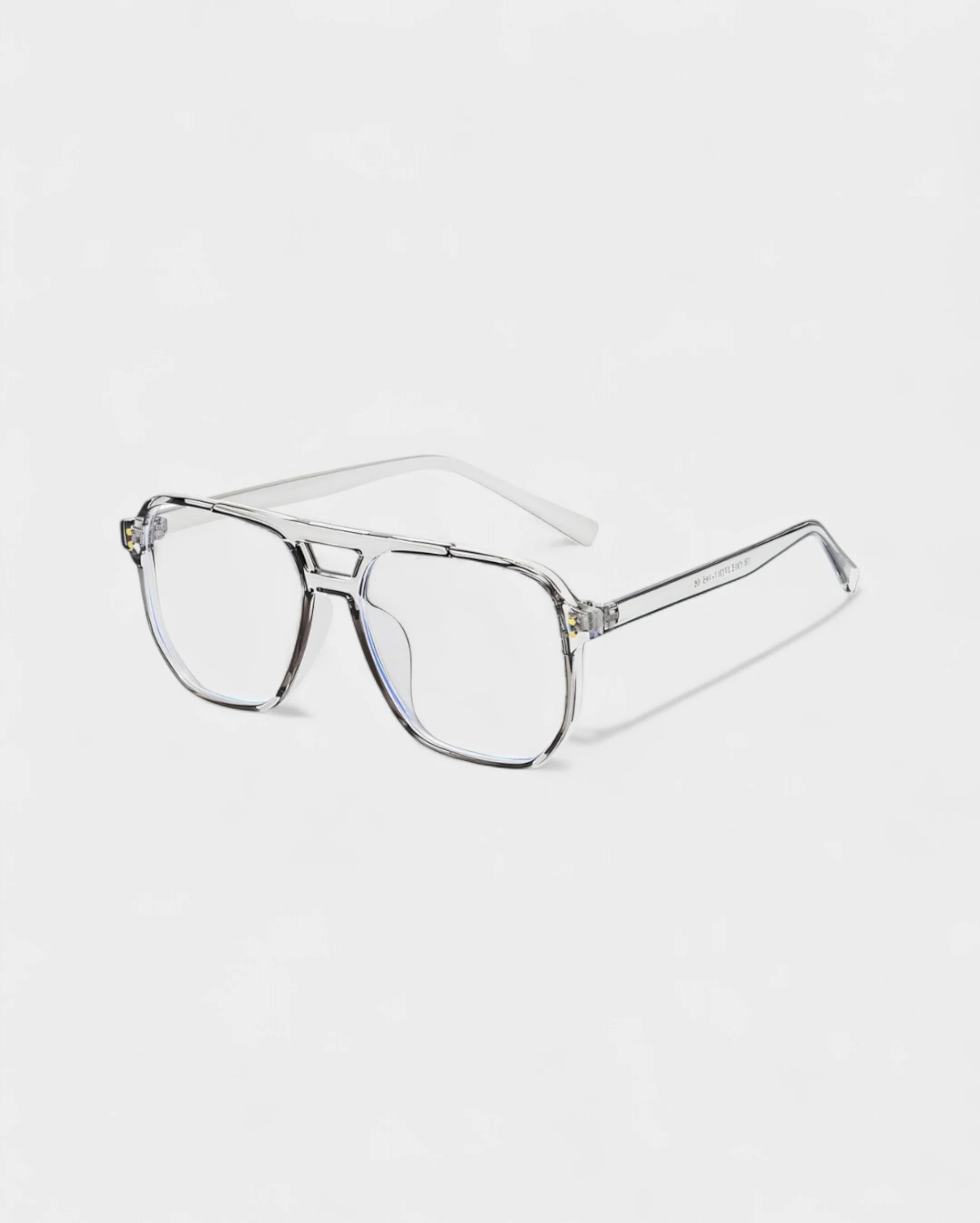 JORDYN Clear Lens Aviator Blue Light Glasses - Image 4