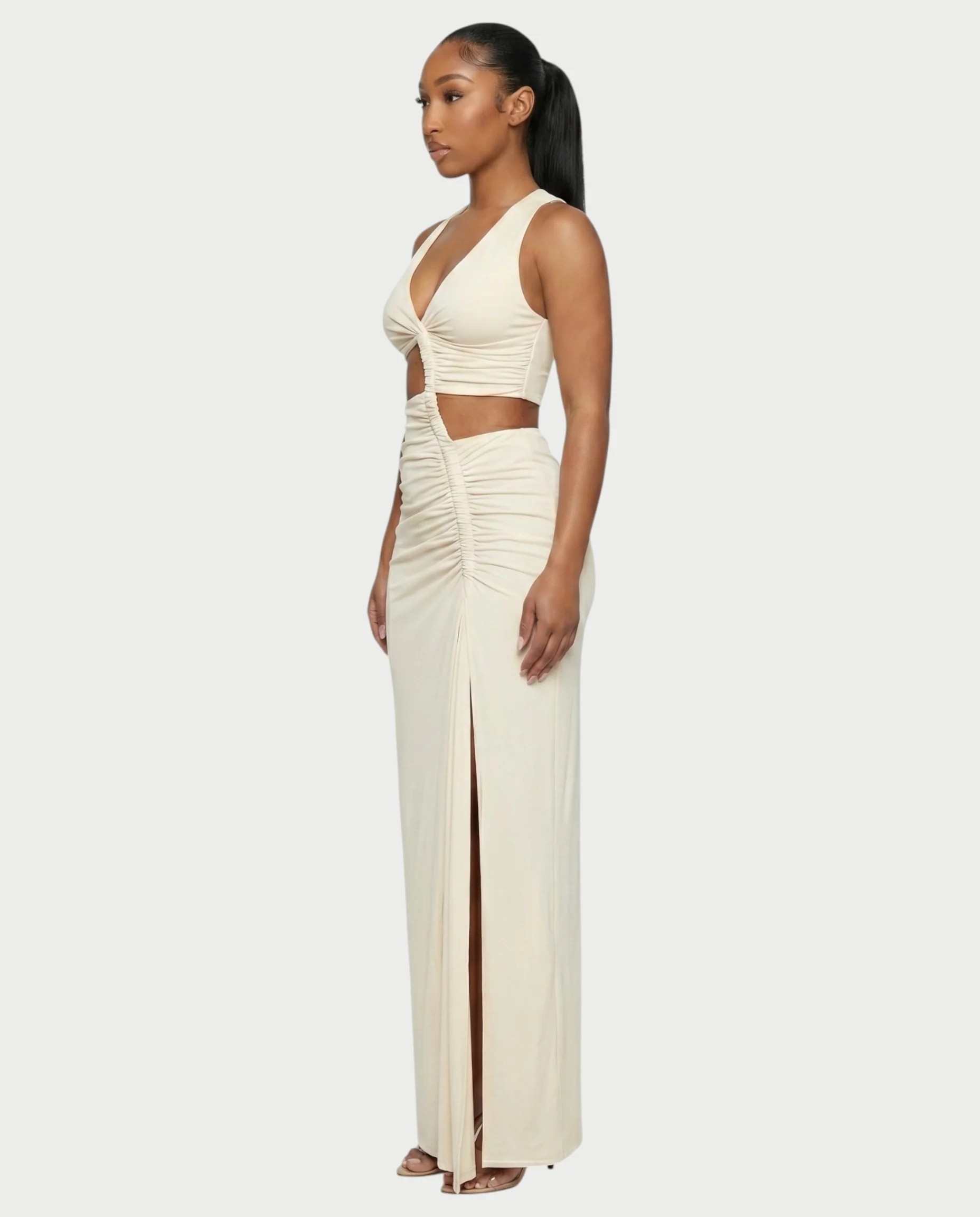 JOVANA Cutout Maxi Dress - Image 3