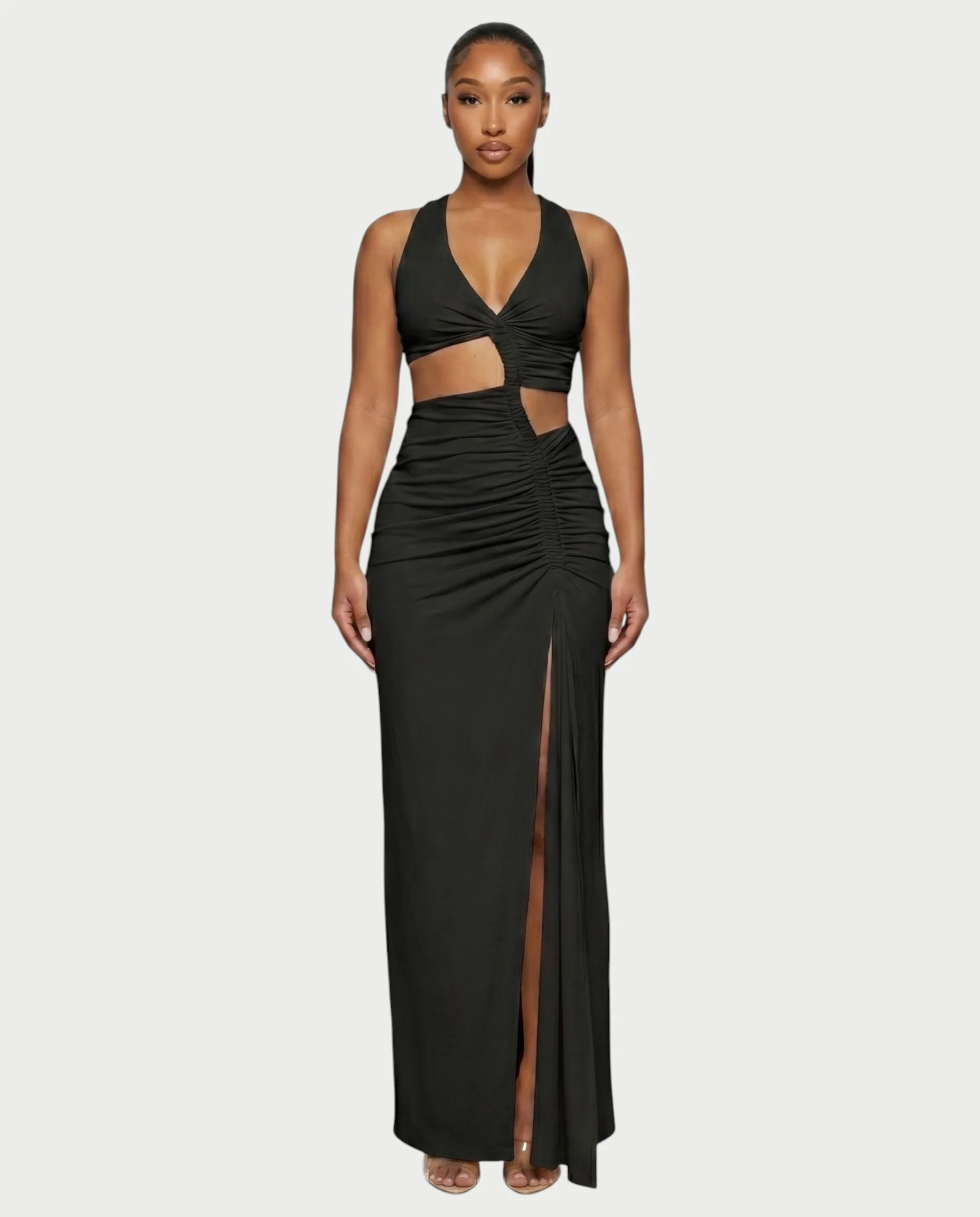 JOVANA Cutout Maxi Dress - Image 6