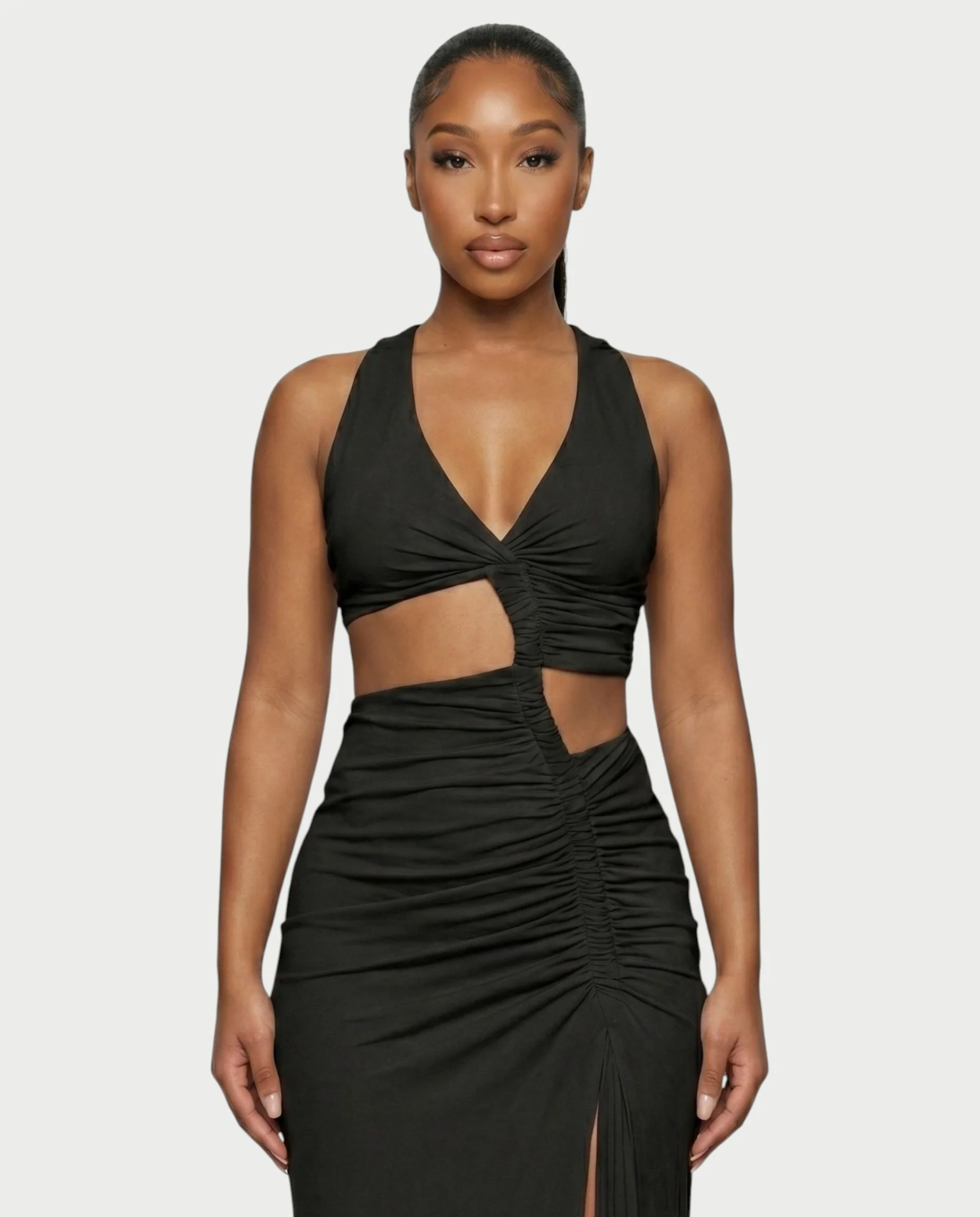 JOVANA Cutout Maxi Dress - Image 9