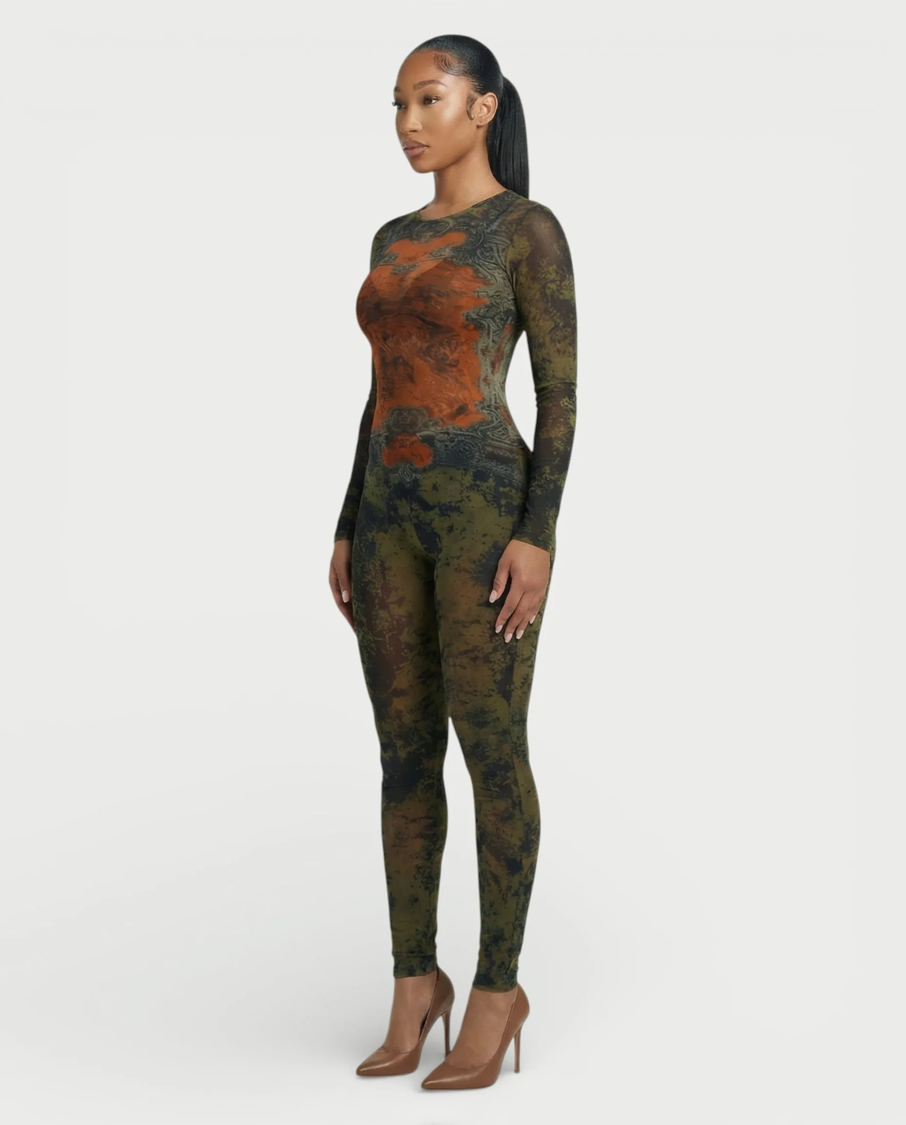KALEYA Abstract Print Jumpsuit - Image 3