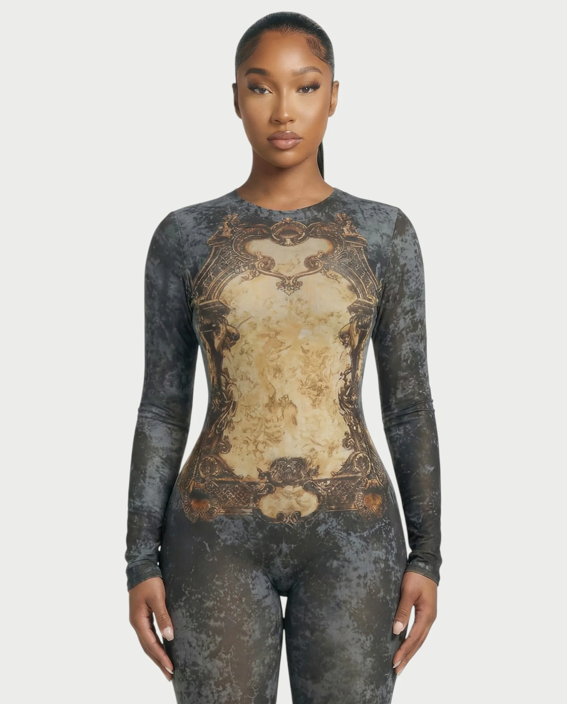 KALEYA Abstract Print Jumpsuit - Image 7