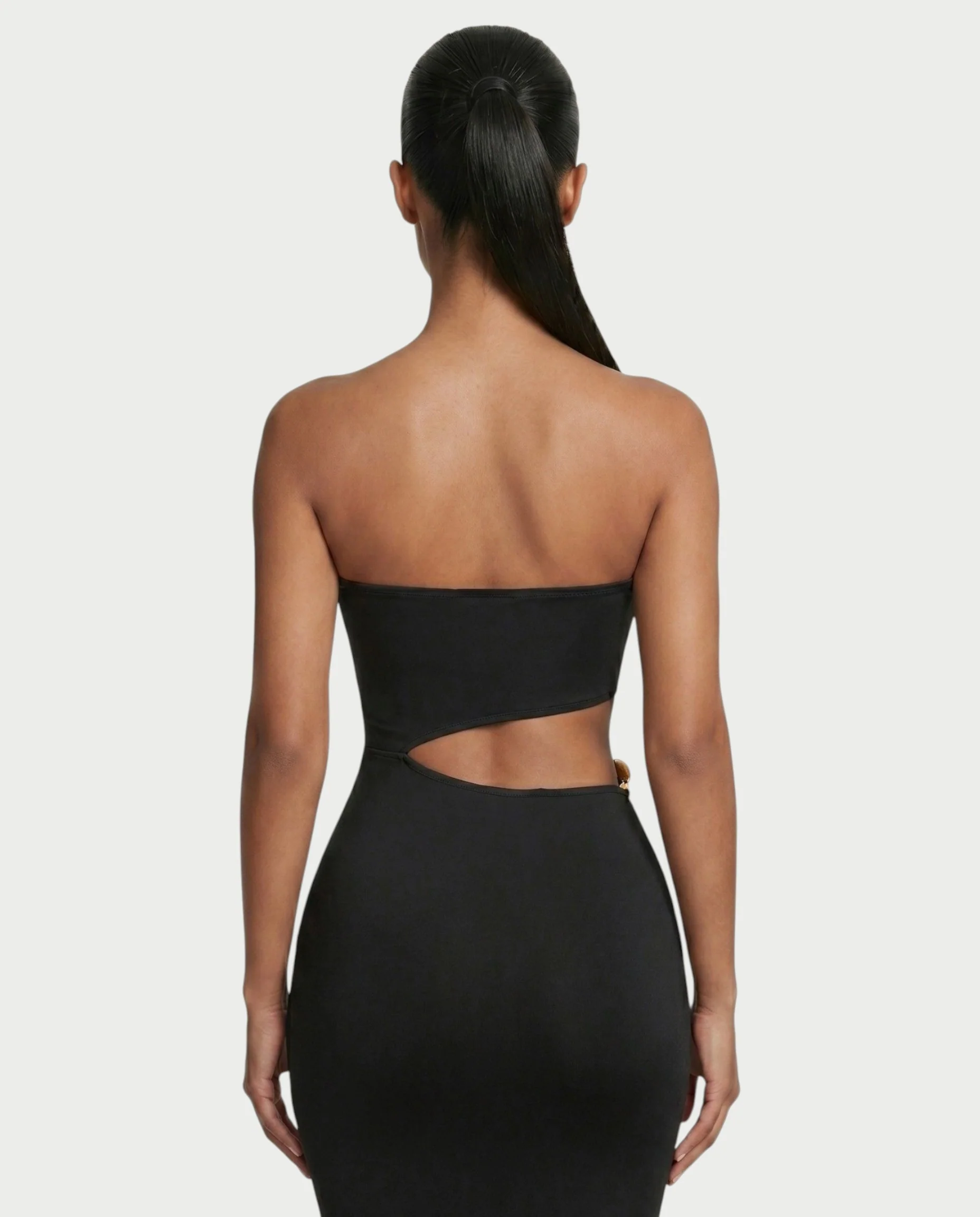 KALISHA Cutout Bodycon Maxi Dress - Image 5