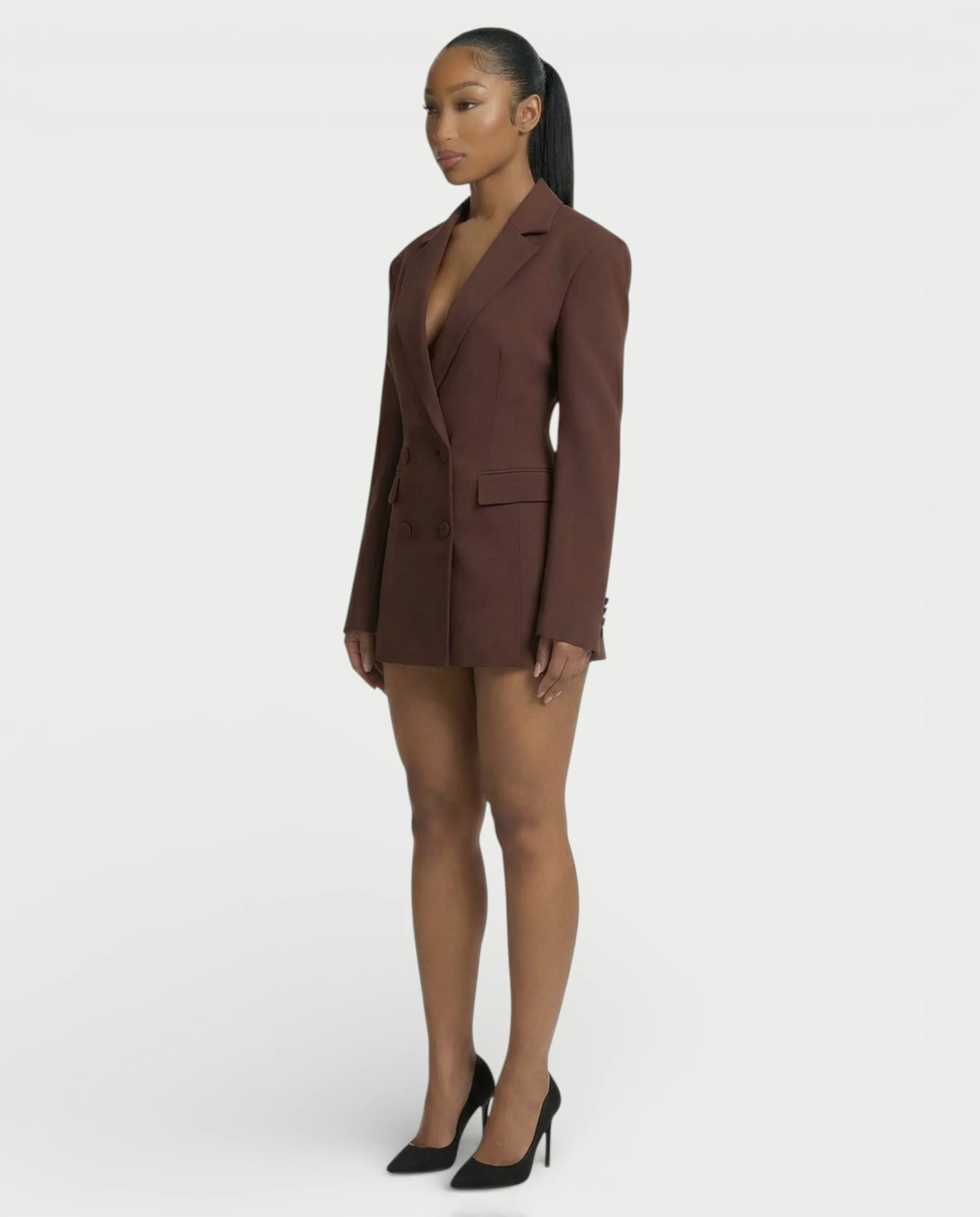 KESSIA Double Breasted Blazer Mini Dress - Image 13
