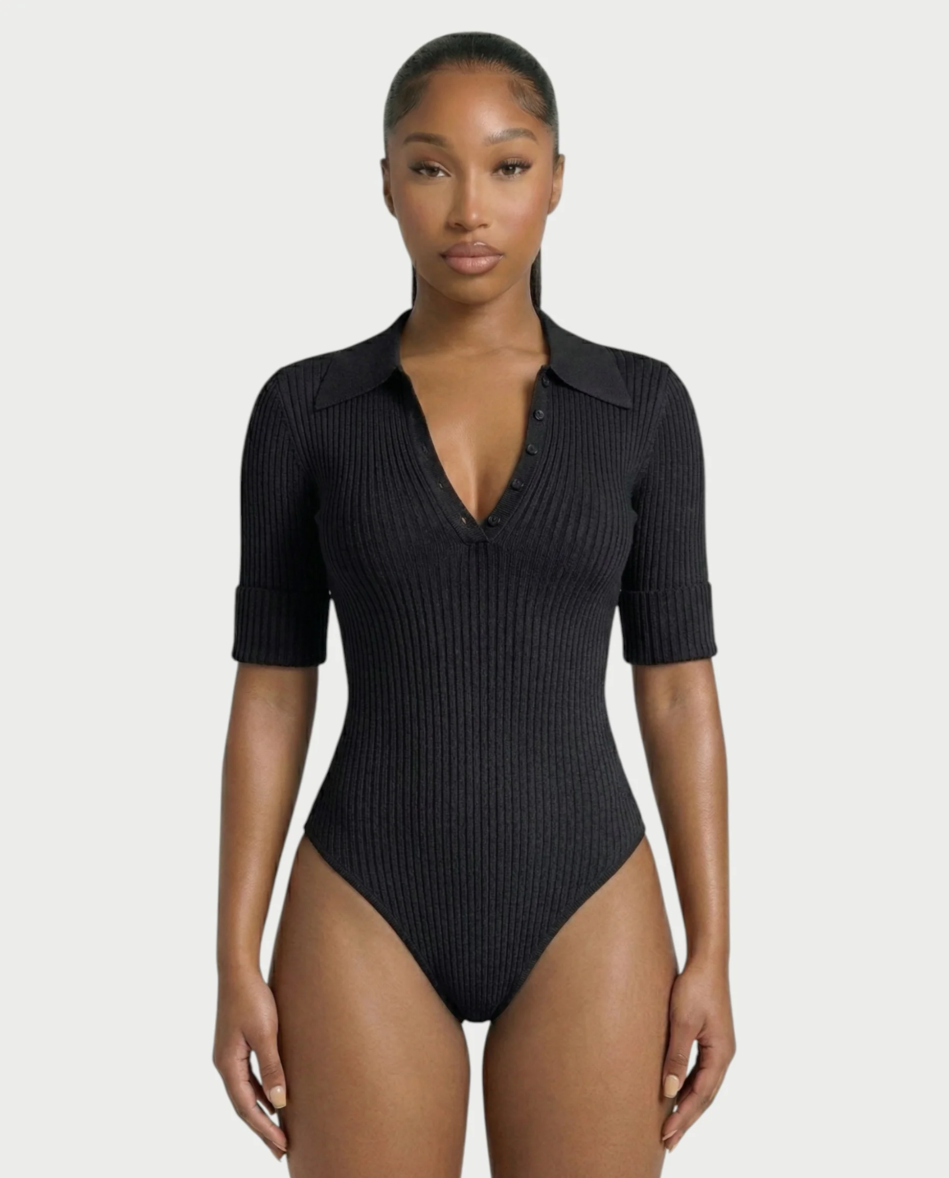 KIERA Ribbed Knit Bodysuit & Legging Set - Image 10