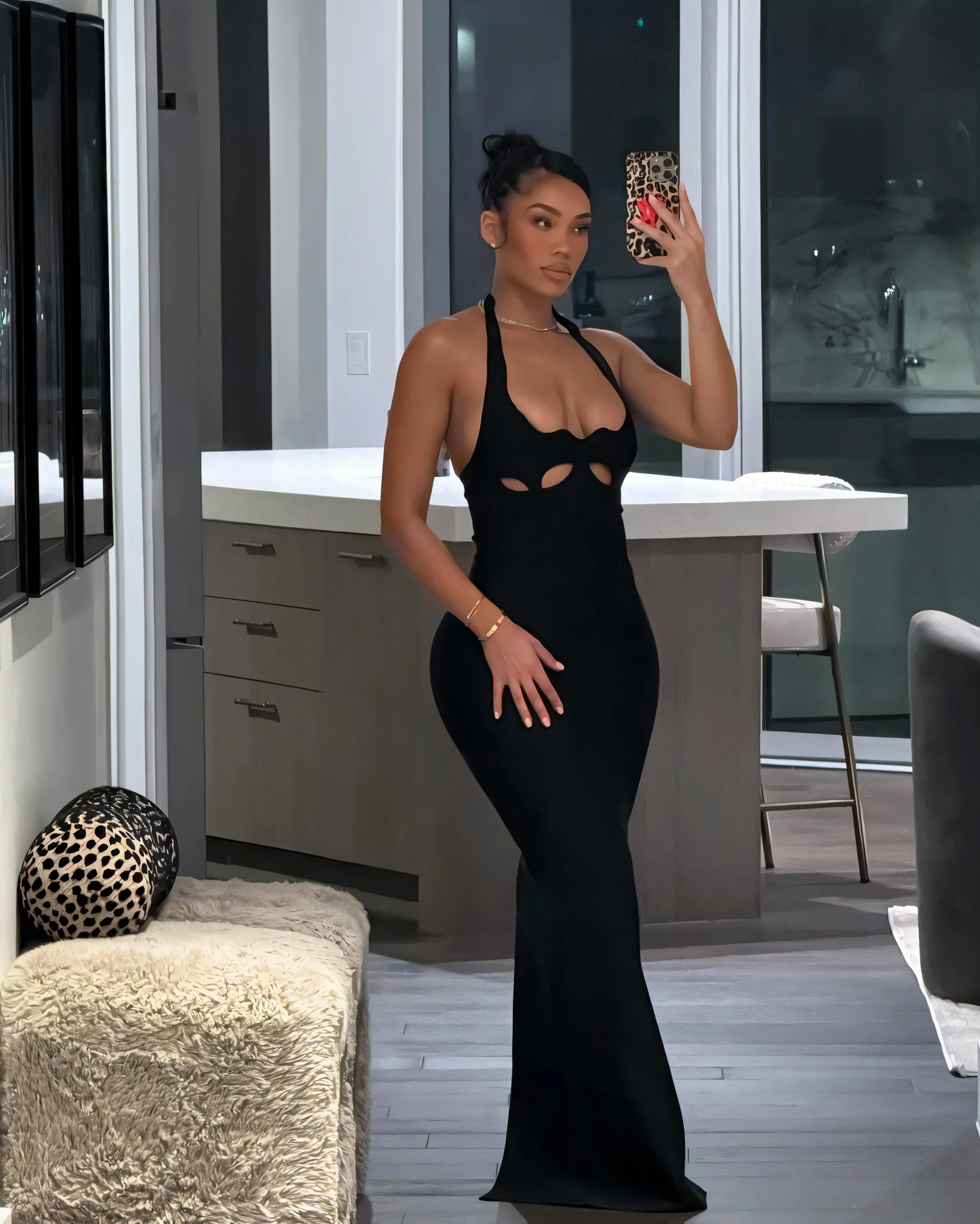 KINSEY Cutout Maxi Dress - Image 7