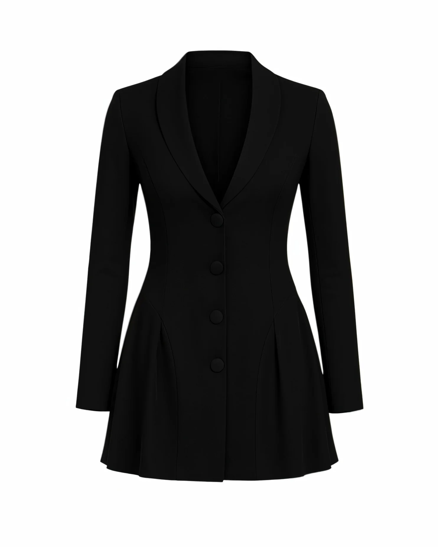KLEA Structured Button-Up Blazer Dress - Image 10