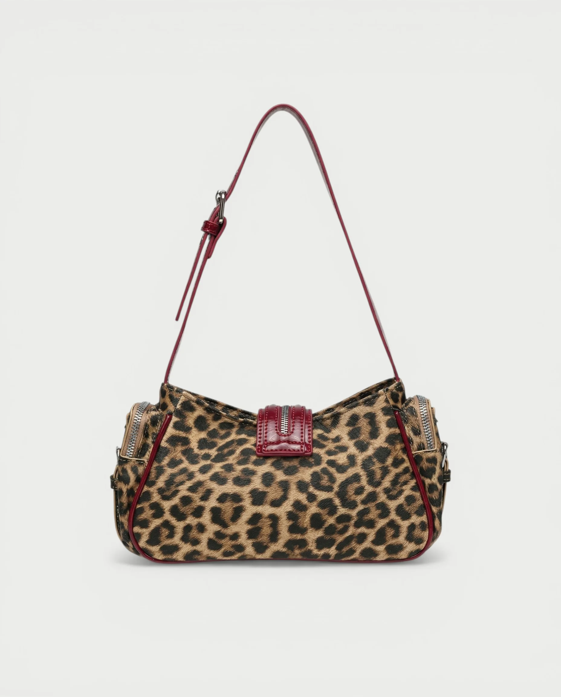 KORALIE Leopard Print Studded Handbag - Image 2