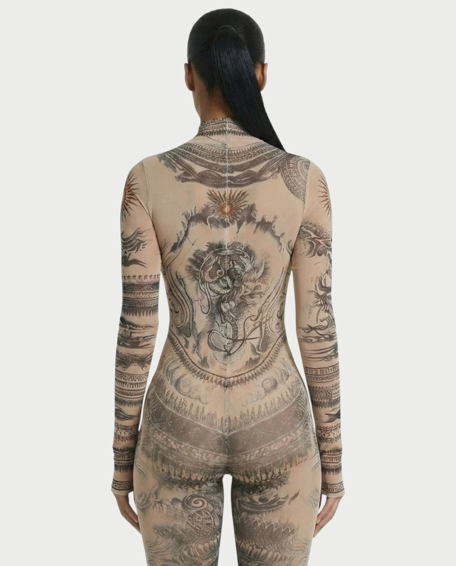 KORI Mesh Printed Jumpsuit - Image 5