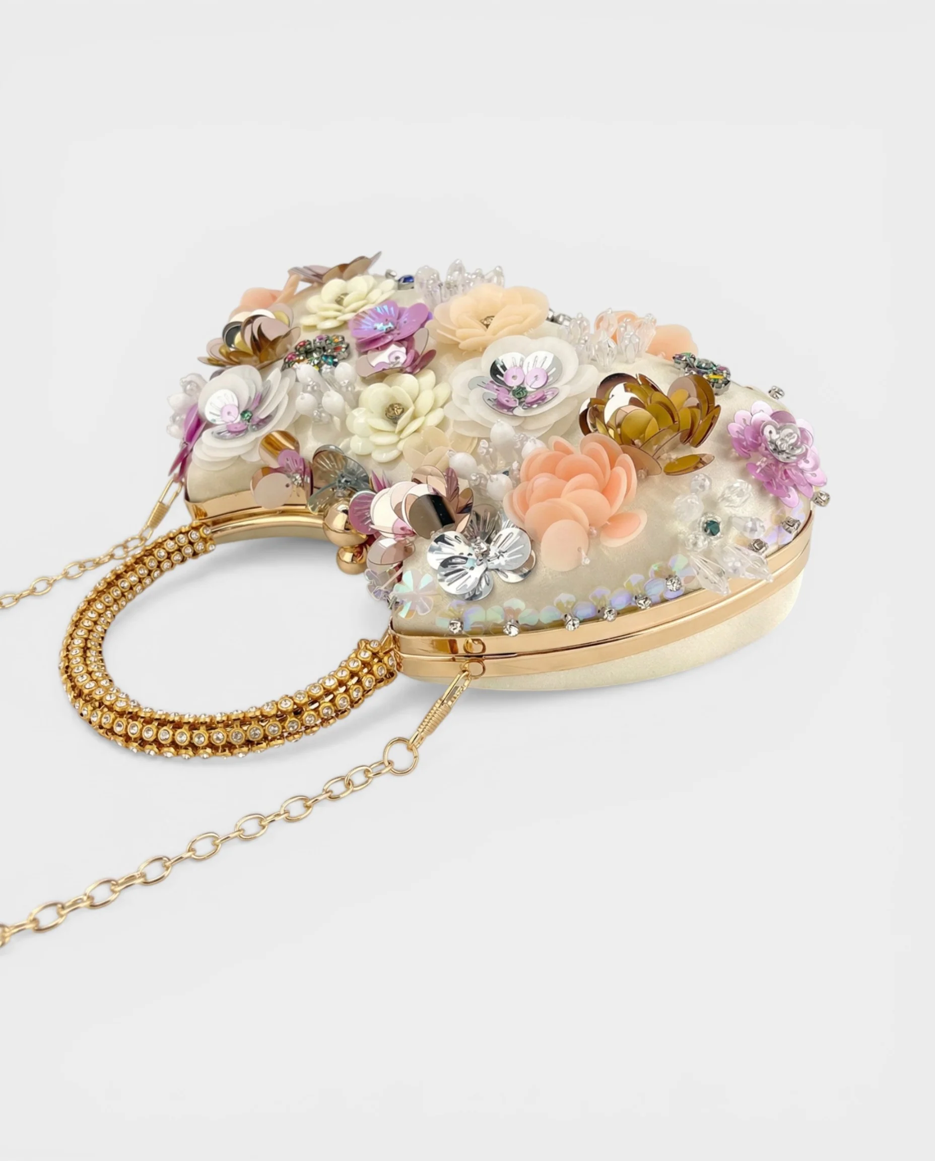 KOSHA Floral Sequin Beaded Clutch - Image 5