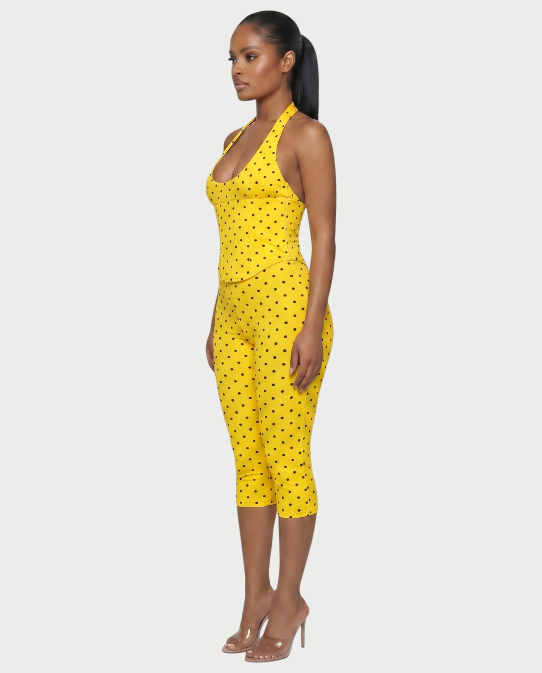 LERANIA Polka Dot Jumpsuit & Corset Set - Image 18