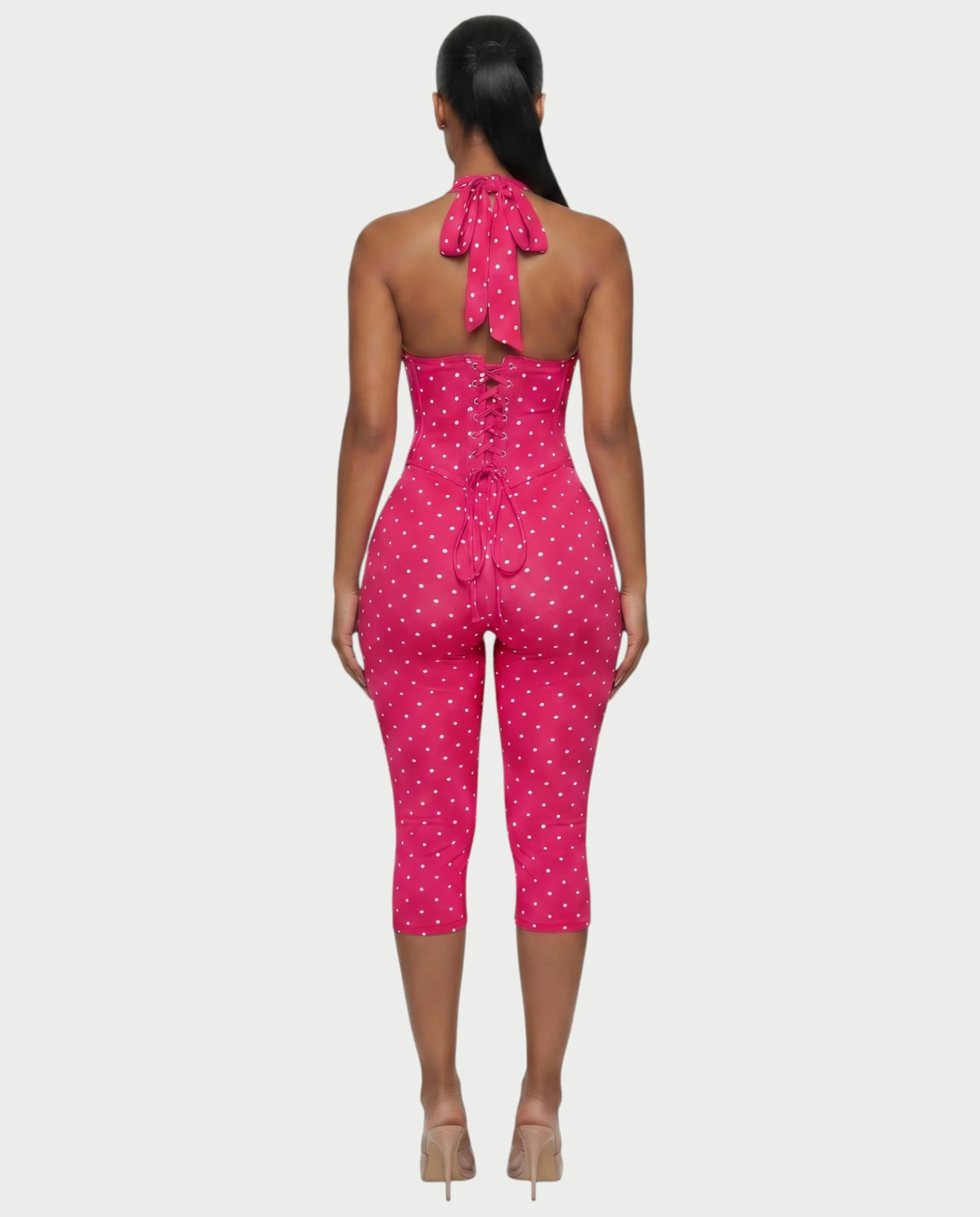 LERANIA Polka Dot Jumpsuit & Corset Set - Image 22