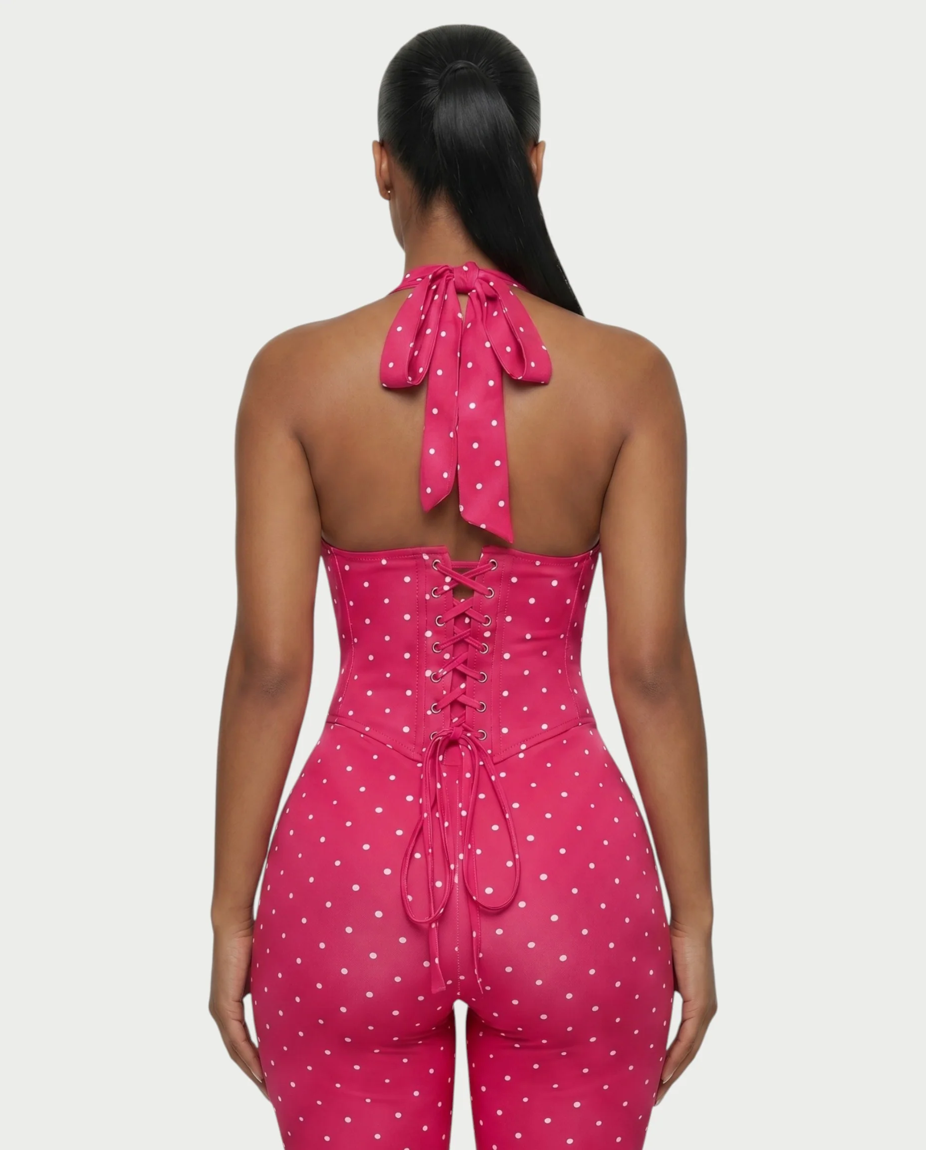 LERANIA Polka Dot Jumpsuit & Corset Set - Image 25