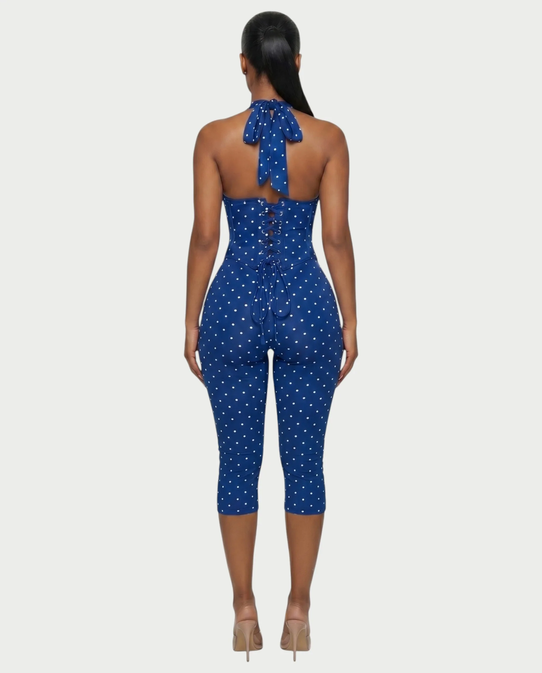 LERANIA Polka Dot Jumpsuit & Corset Set - Image 27