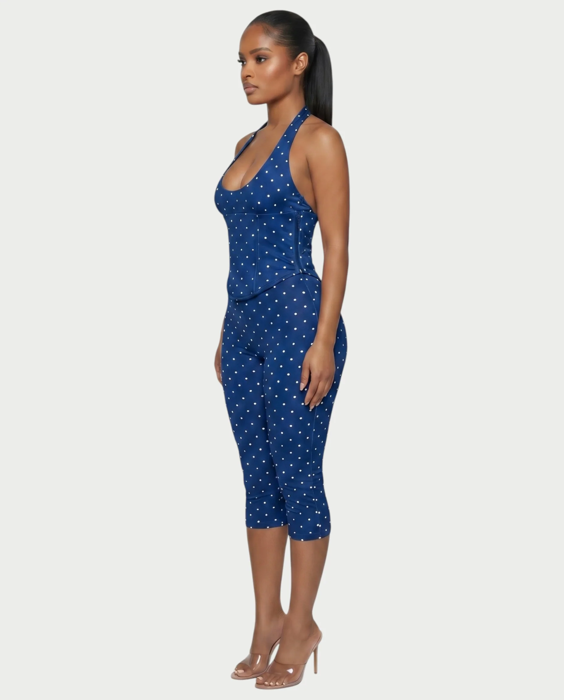LERANIA Polka Dot Jumpsuit & Corset Set - Image 28
