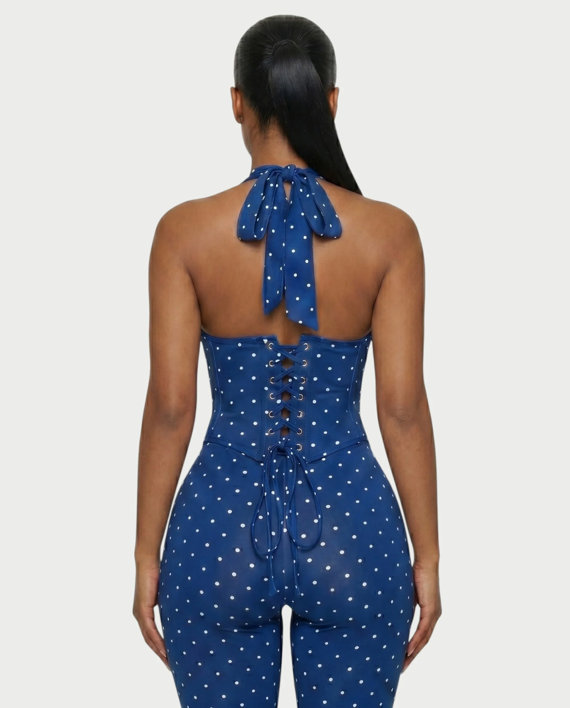 LERANIA Polka Dot Jumpsuit & Corset Set - Image 30